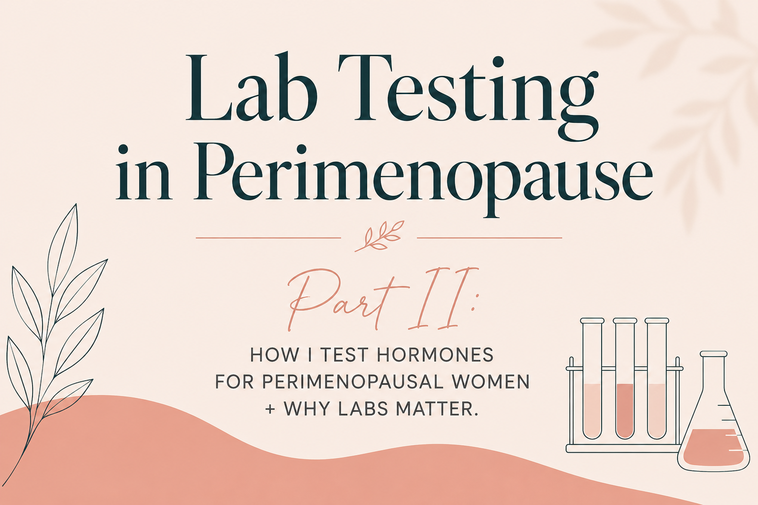 How i test hormones for perimenopausal women + why labs matter