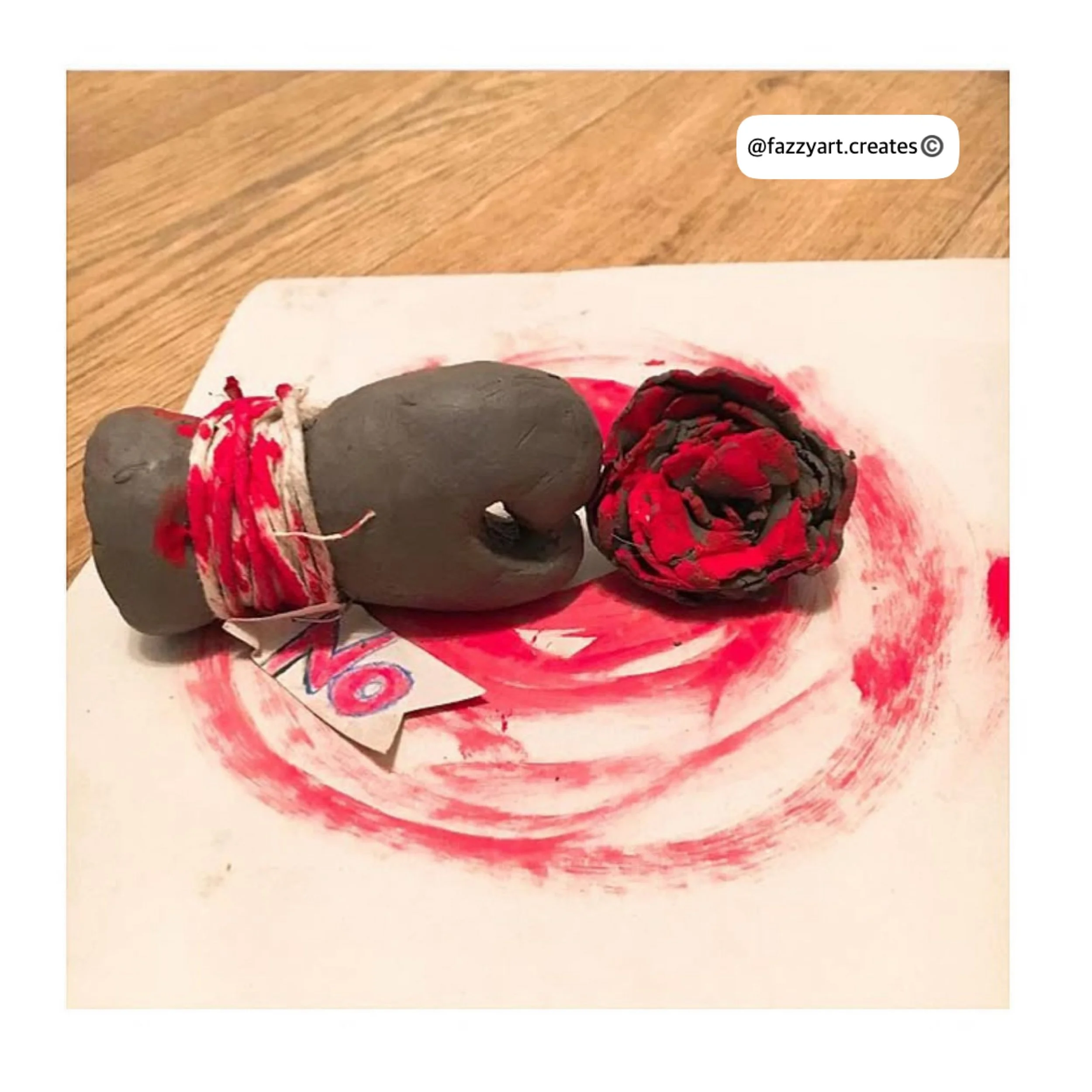 saying no to violence- response art