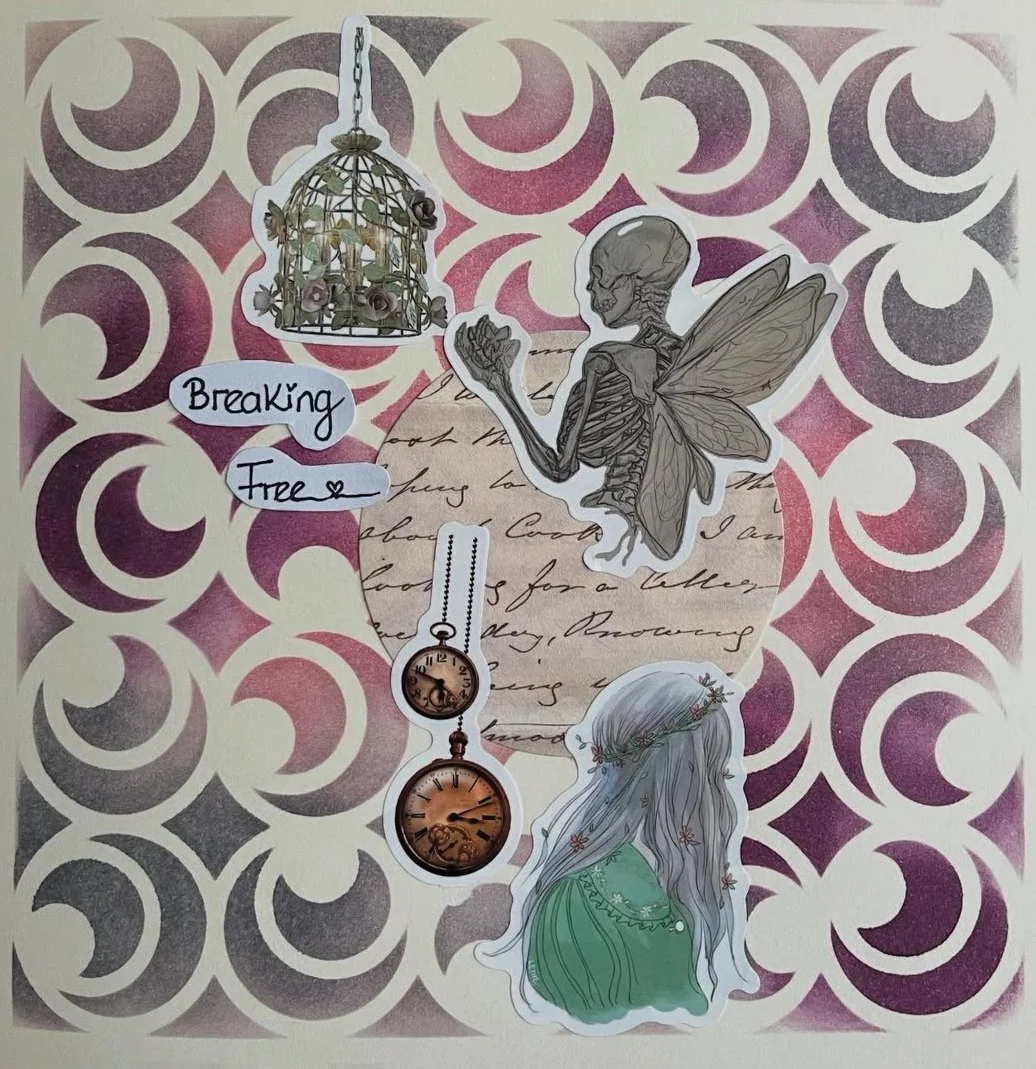 collage- breaking free