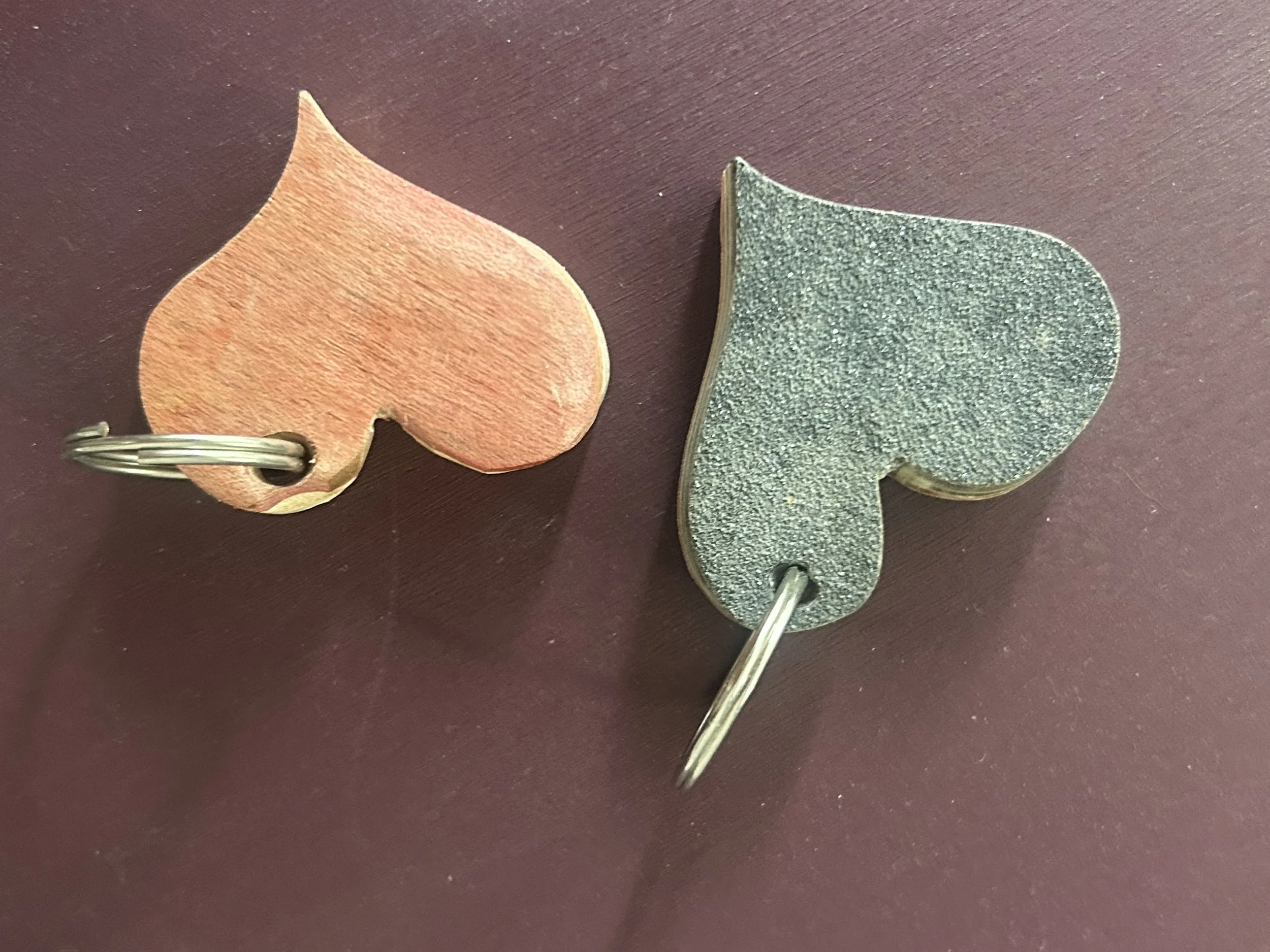 Recycled Skateboard Key Chains