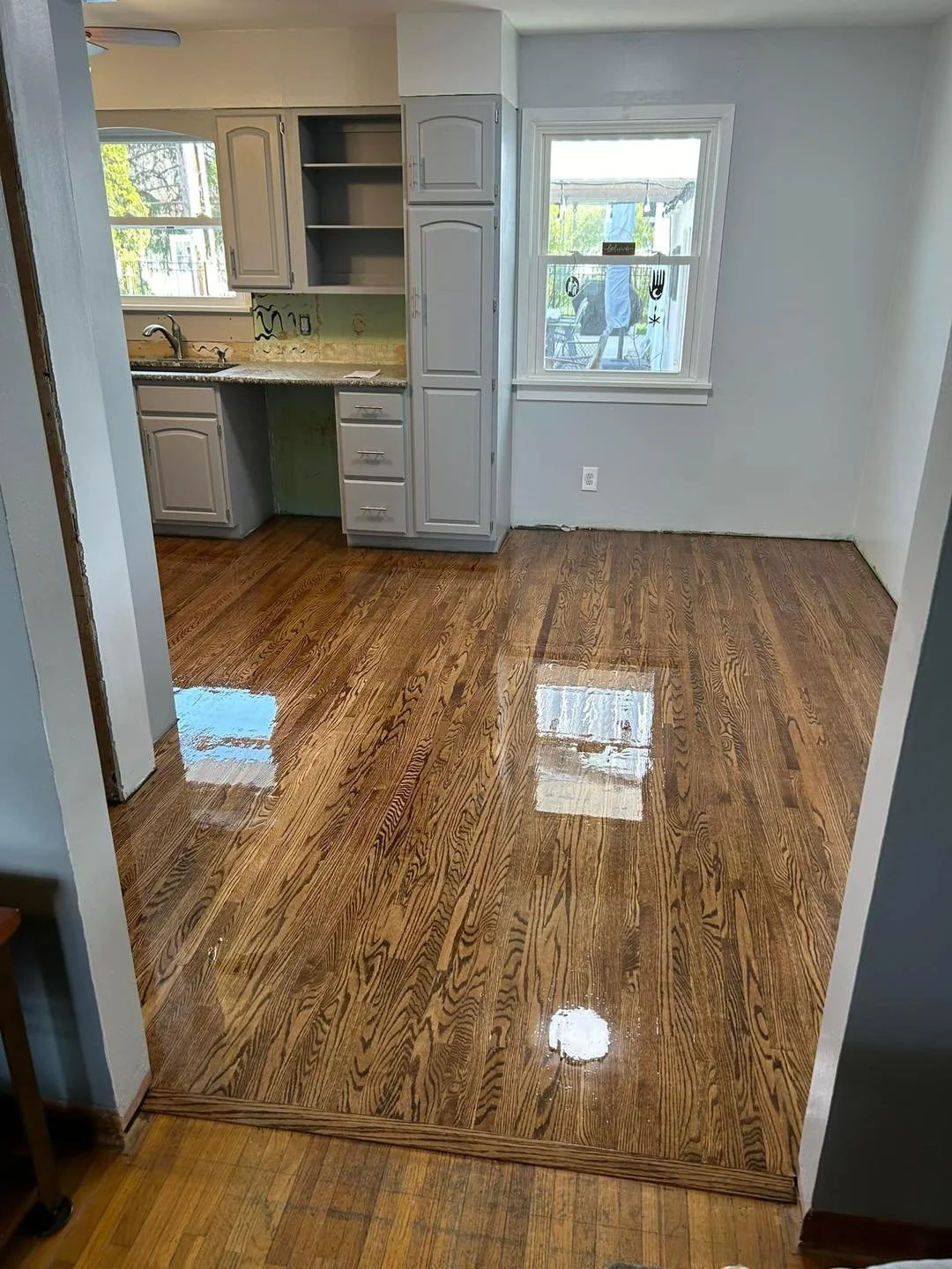 residential installation hardwood floor