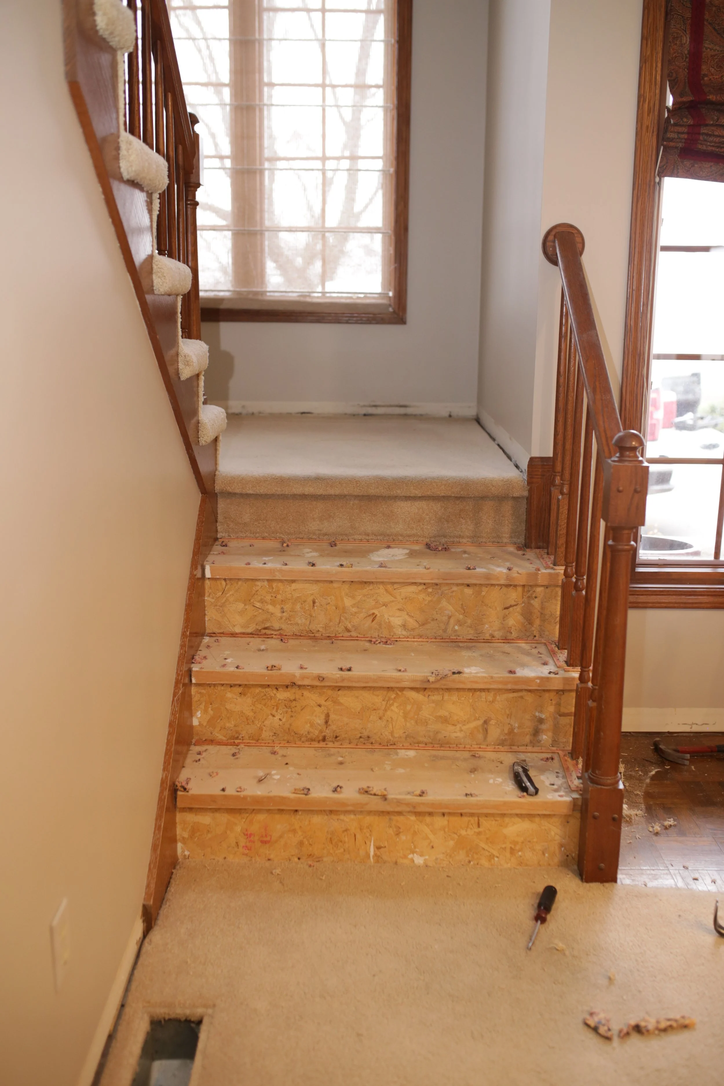 residential stairs mid repair