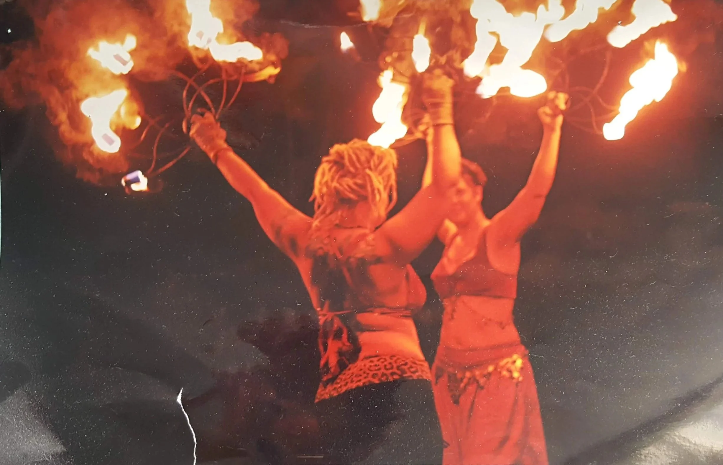 Poi and Fire Dance Residential, Costa Rica, 2014