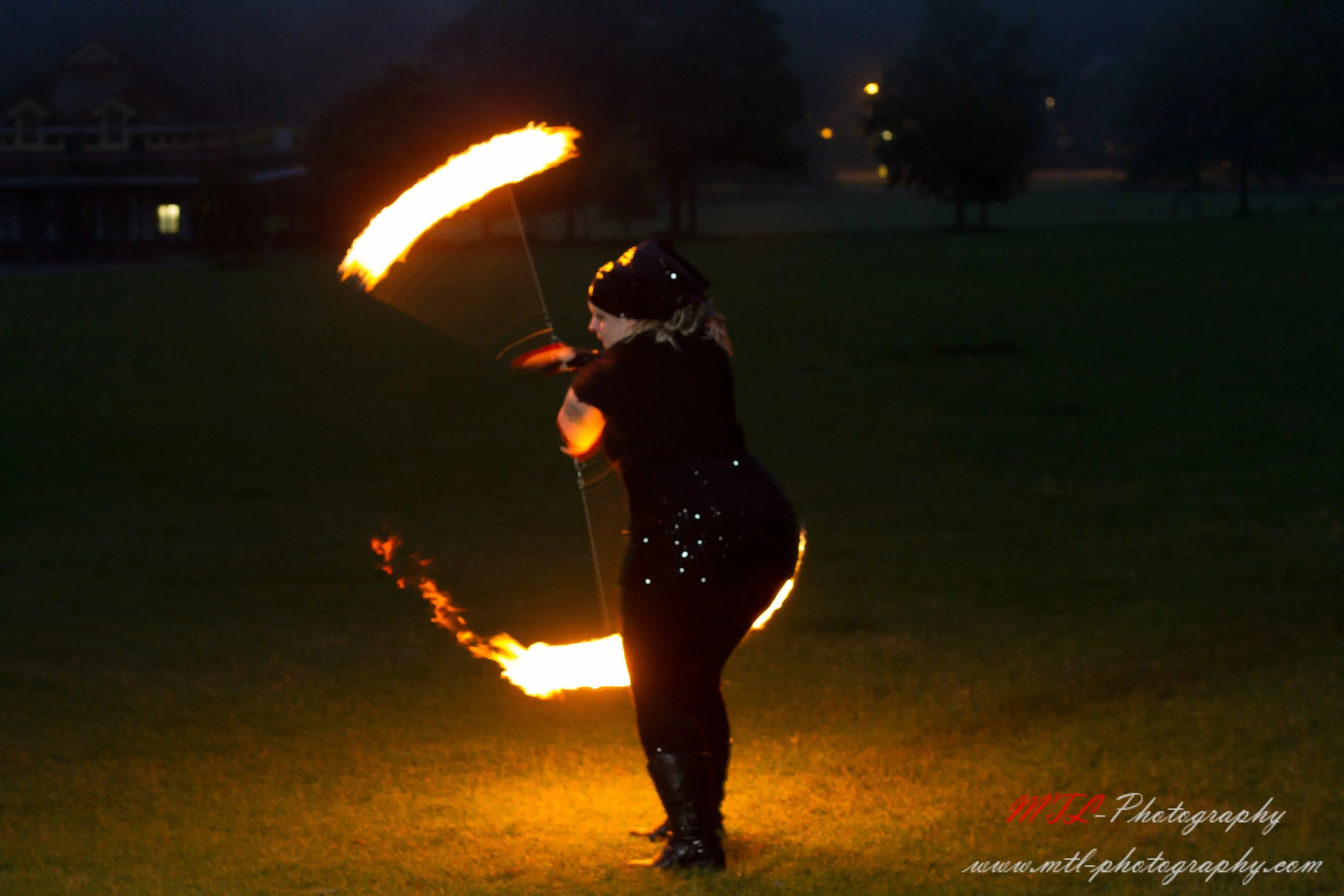 Poi Performance, Lantern Fayre, 2011