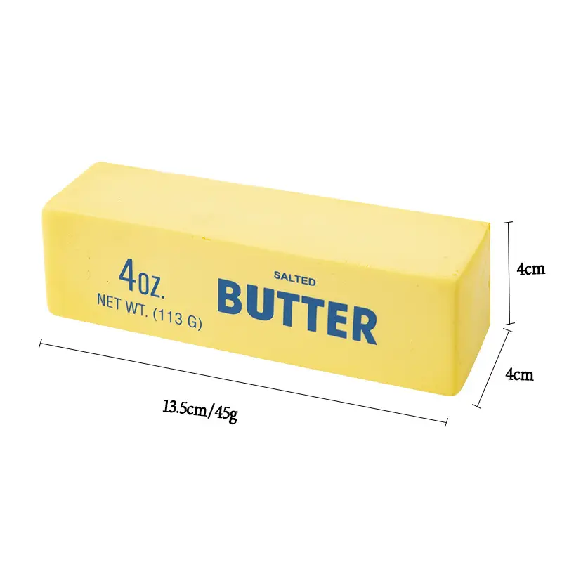 Butter Shape Squishy Fidget Toy - 4 oz