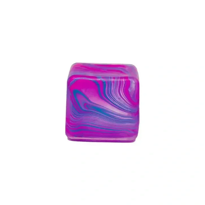 Tie-Dye Mini Cube Squishy | Slow Rising Sensory Stress Toy