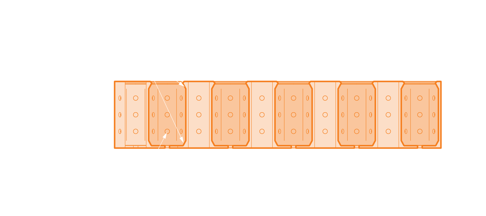 Queen Bee Cell Holder Section and Features