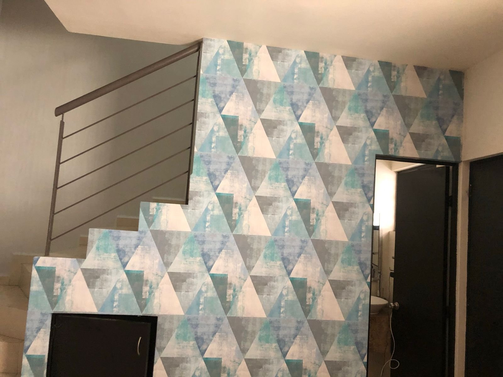 Papel tapiz estampado
