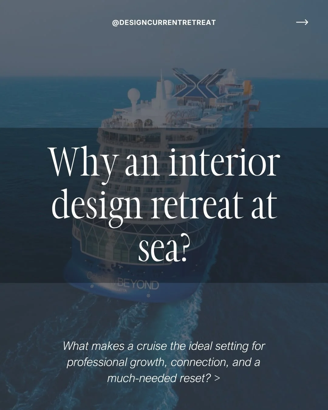 Design Current was created for interior designers who want space to think, learn, connect, and recharge.

A week surrounded by other interior design business owners. Conversations with impactful leaders who are shaping our industry. Time away from th