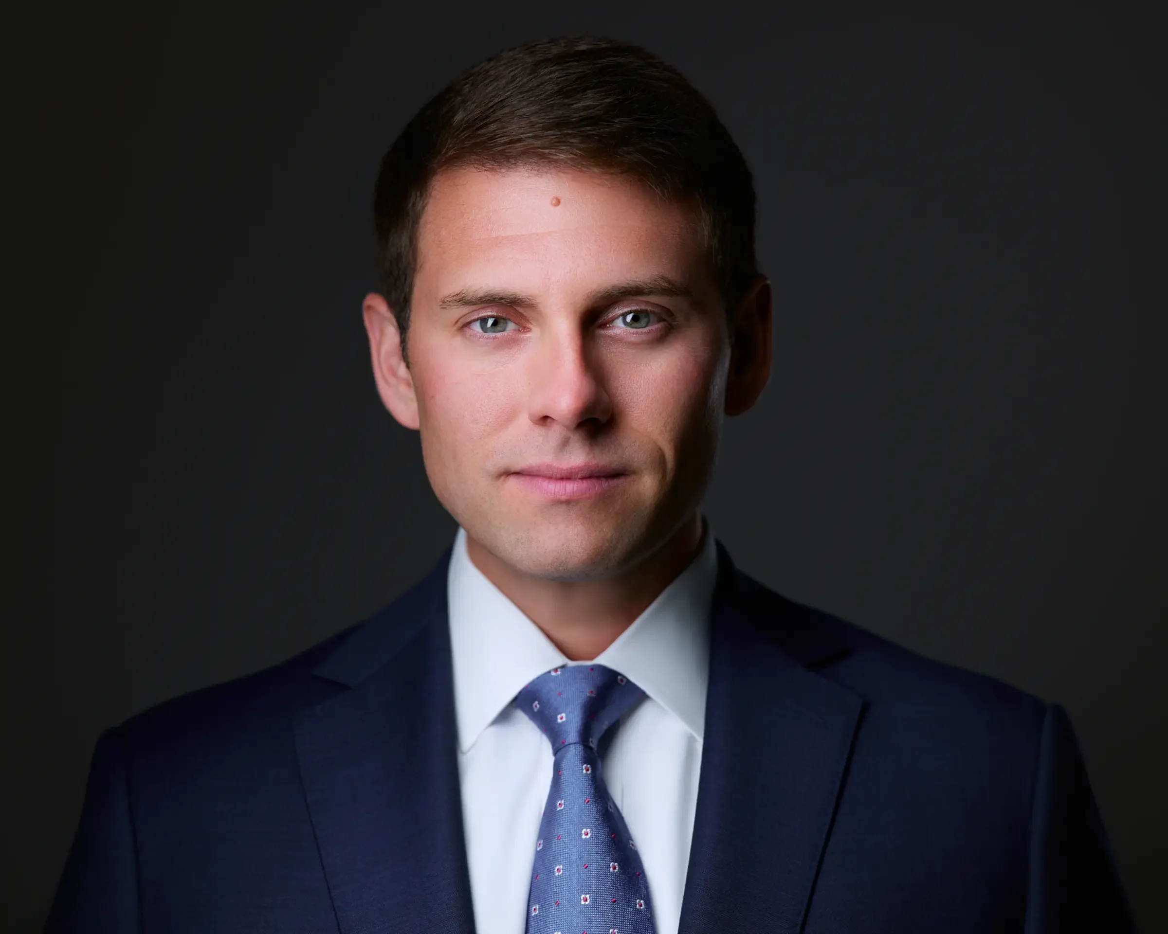 Business portrait taken inside Chicago photography studio