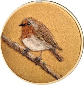 Entangles Design Needle Felt Robin