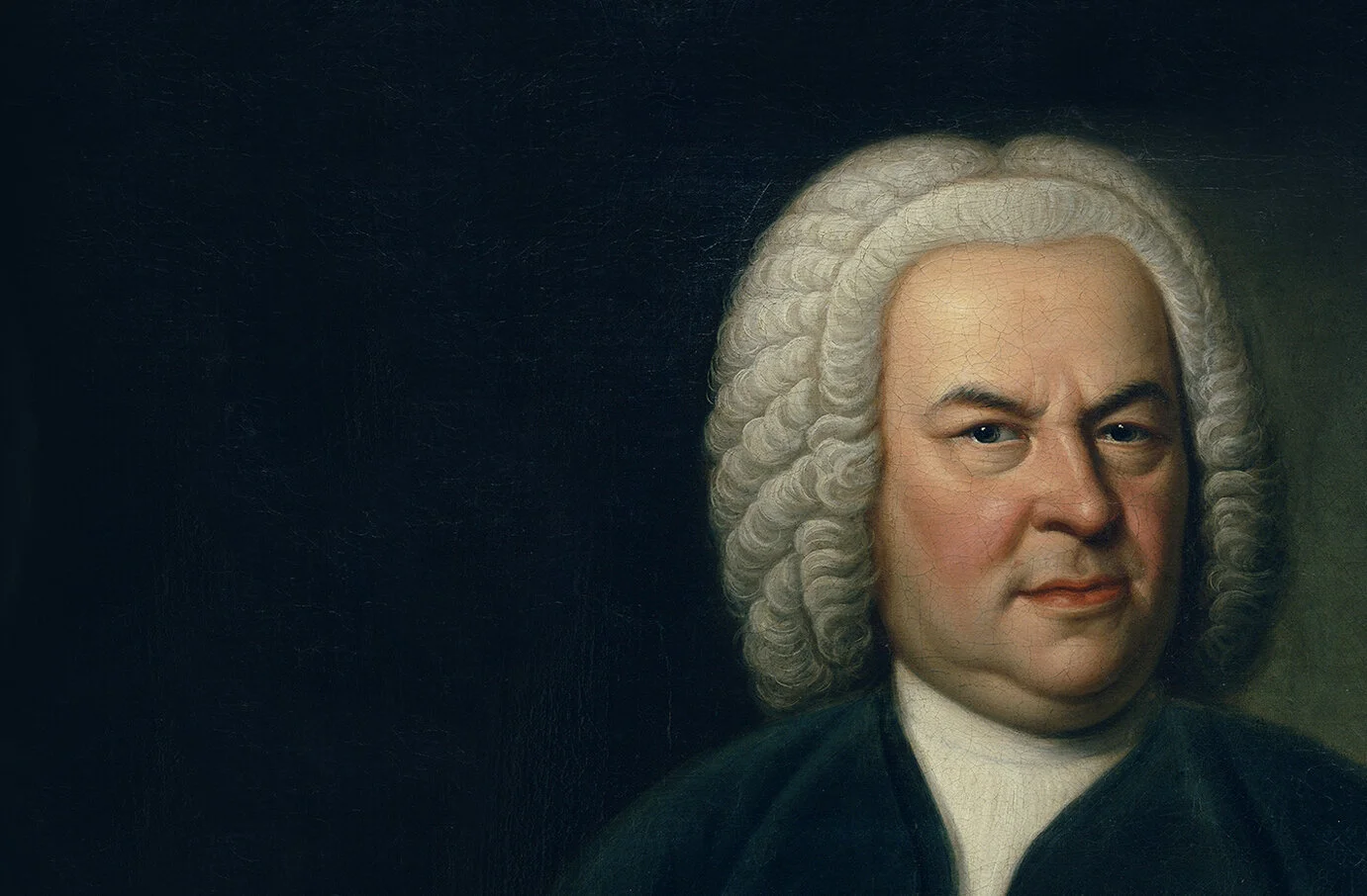 Famous portrait of composer JS Bach
