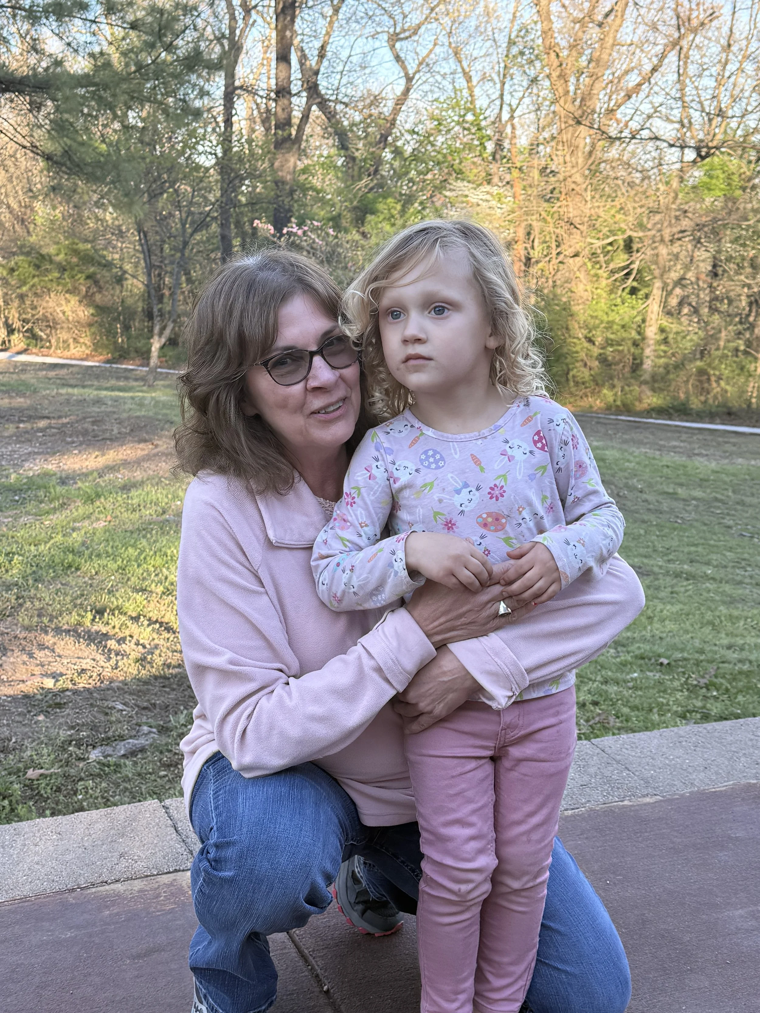 Cheryle with great-granddaughter