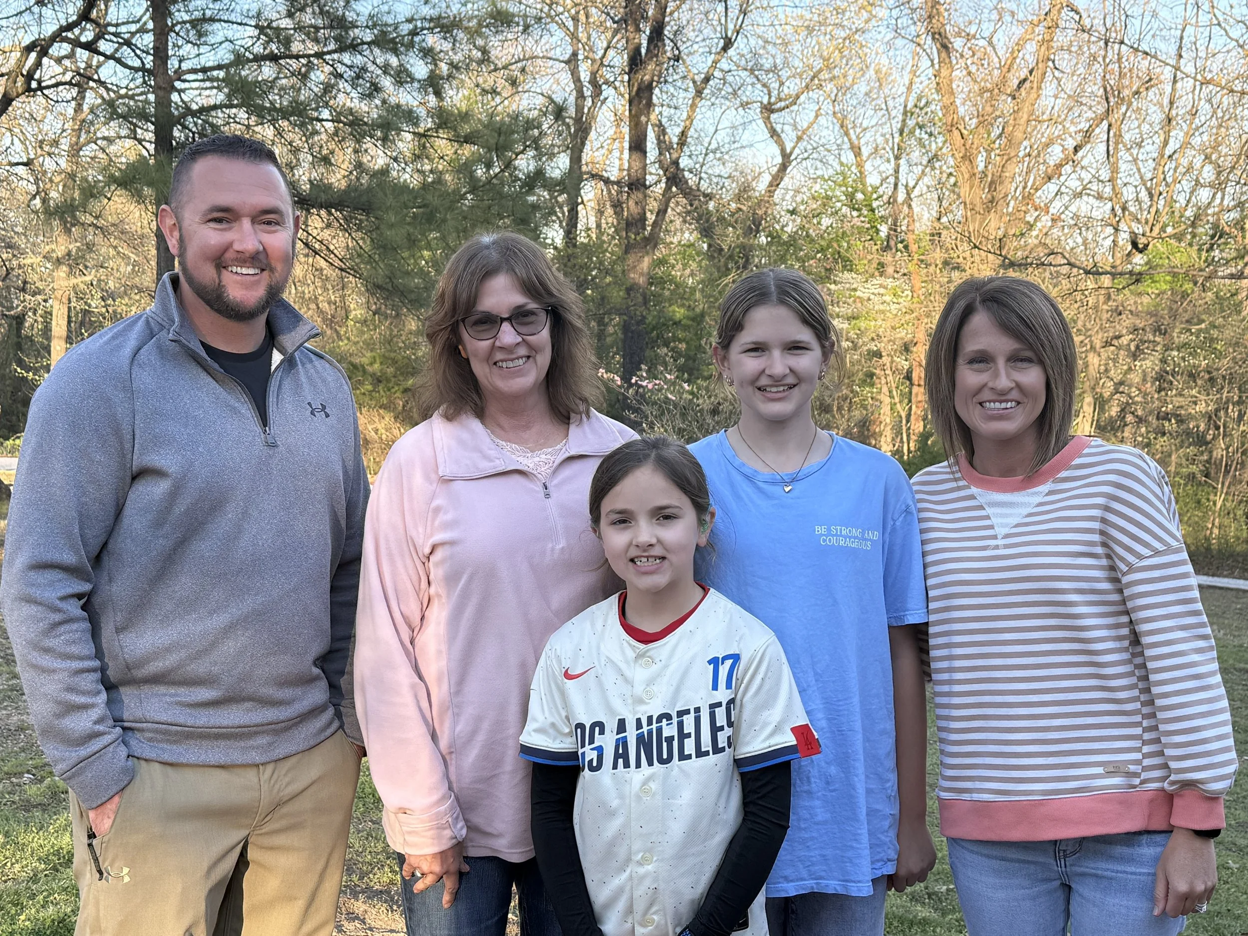 Cheryle's son's family