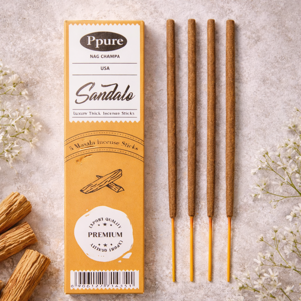 Sandalwood Incense Sticks Extra Thick 5 Pack