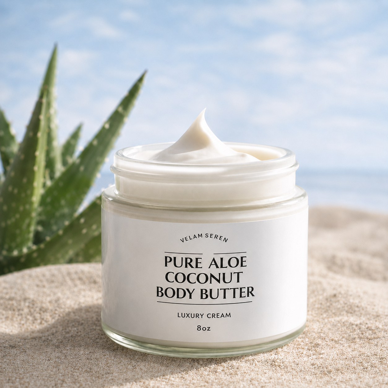 Pure Aloe Coconut Body Butter 8oz