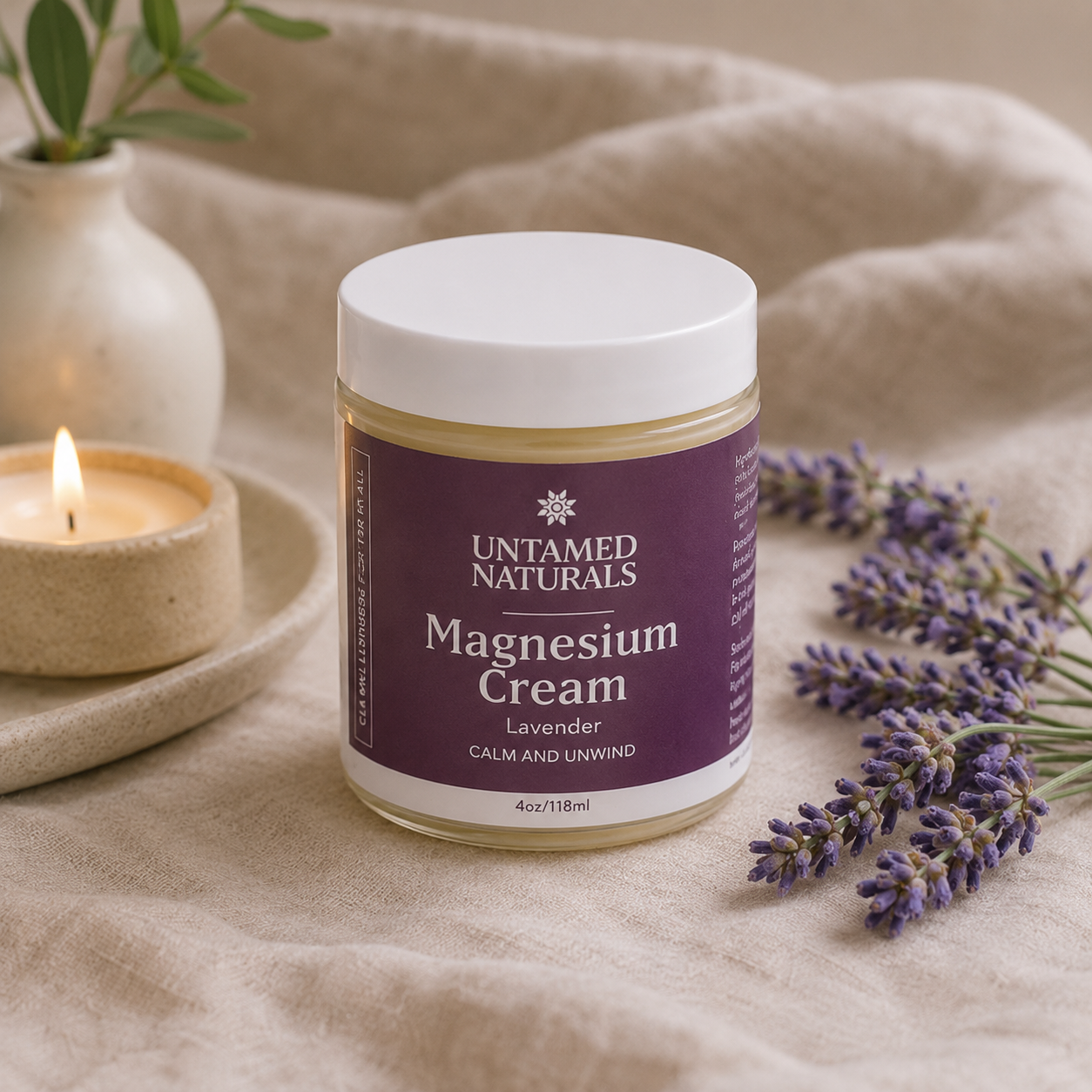 Lavender Magnesium Balm 4oz