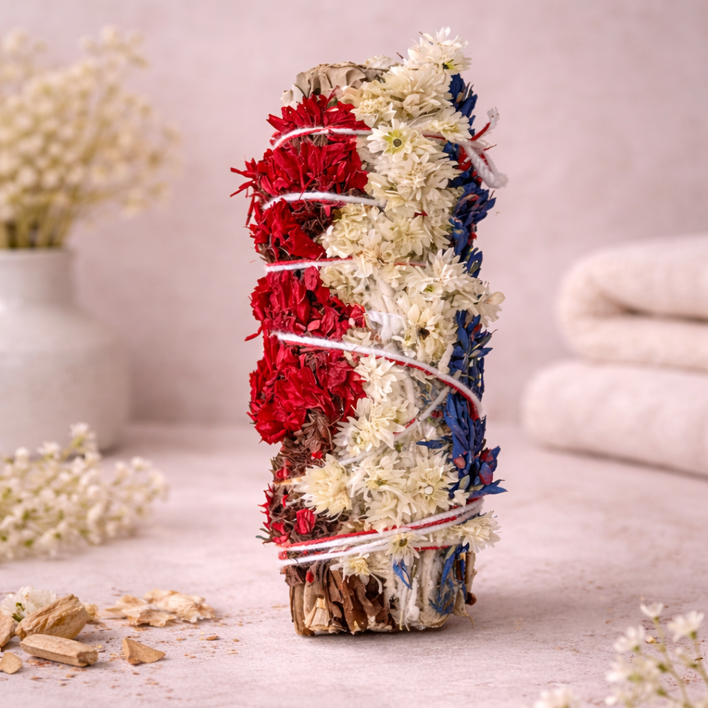 Wild Flower and White Sage Smudge Bundles