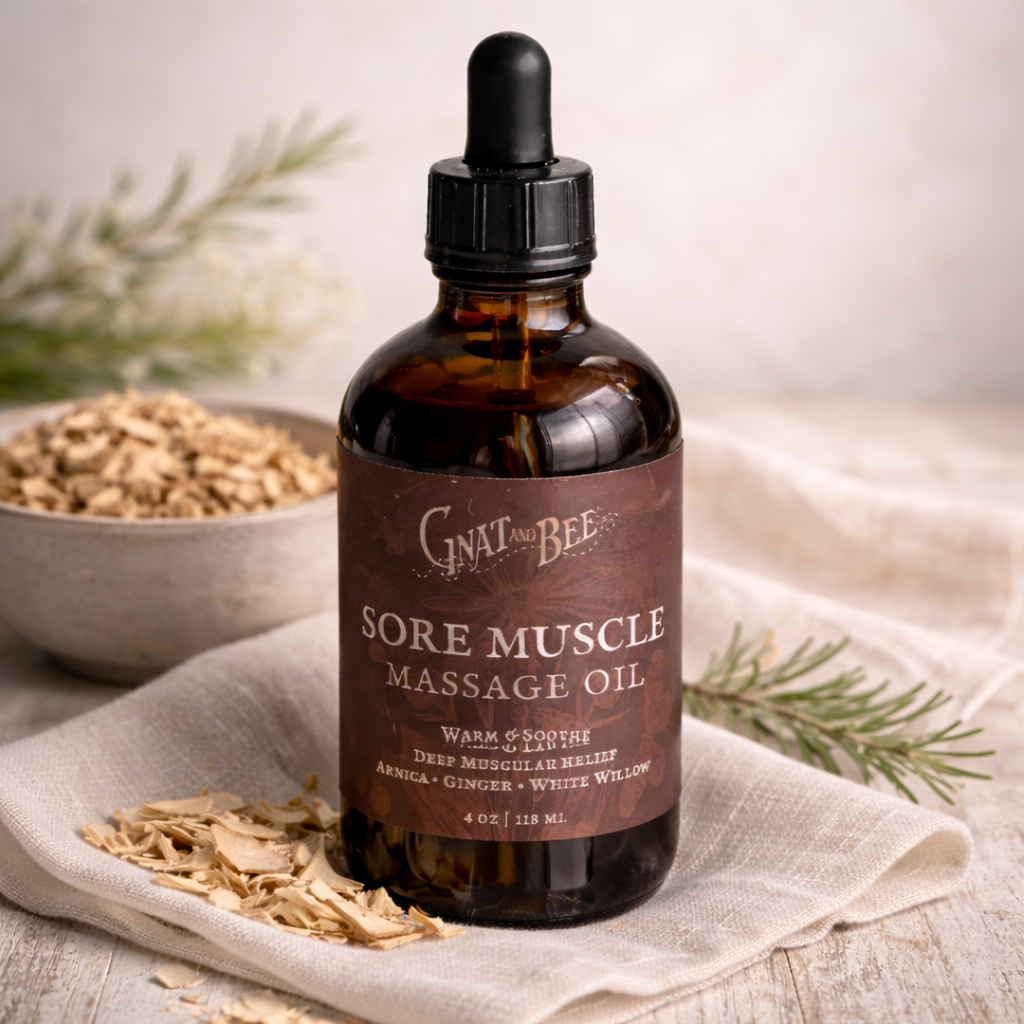 Sore Muscle Massage Oil 4oz
