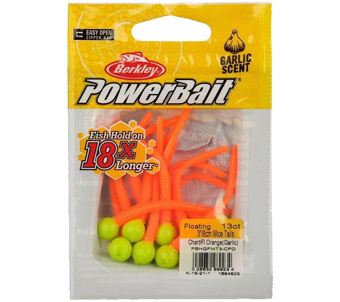 Berkley PowerBait Floating Mice Tails Fishing Soft Bait