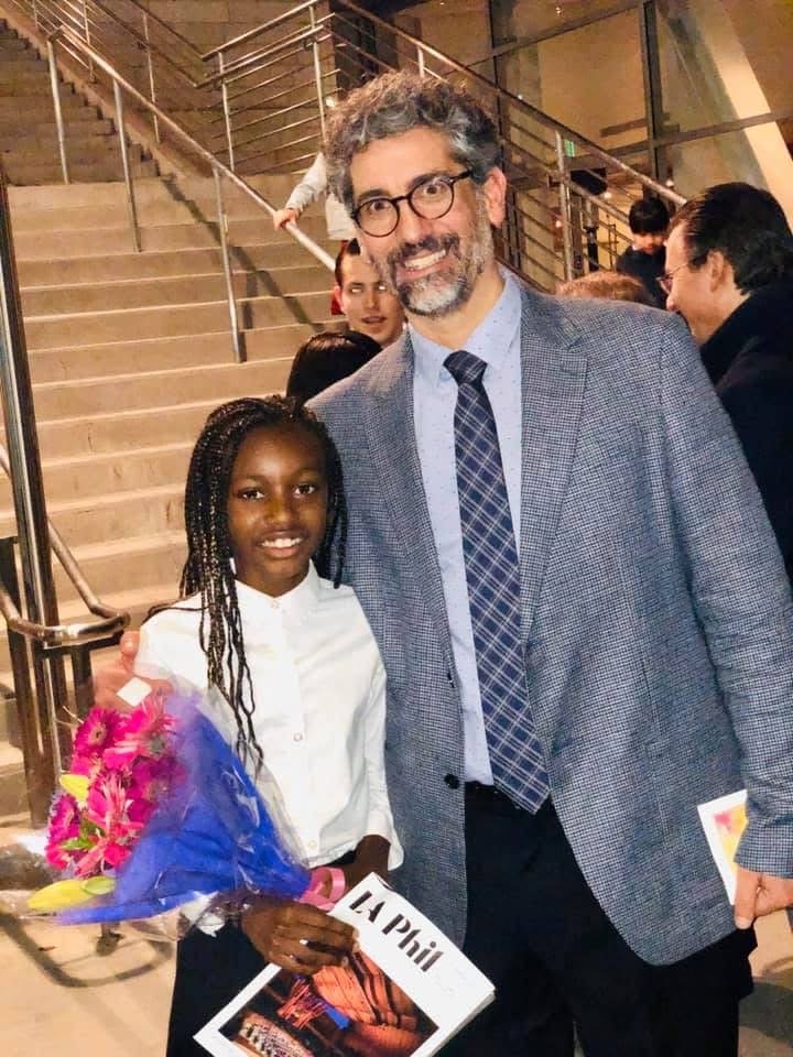 Me with Fernando Malvar-Ruiz, Grammy Award-winning artistic director of Los Angeles Children’s Chorus (LACC).