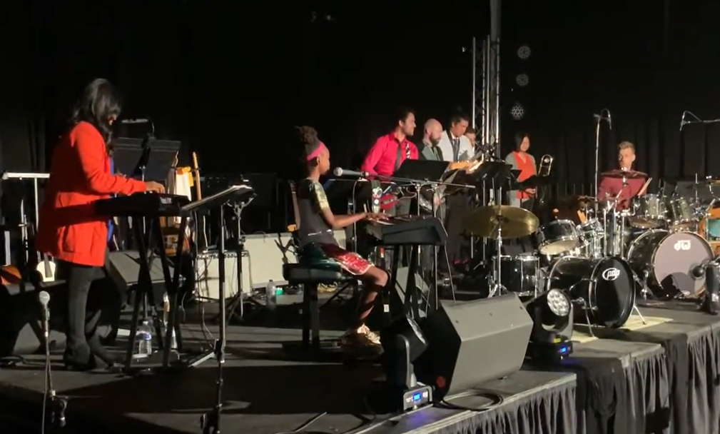 WATCH! Click on the image to watch me perform "No Excuses" with Happy Human Music Project, Age 10