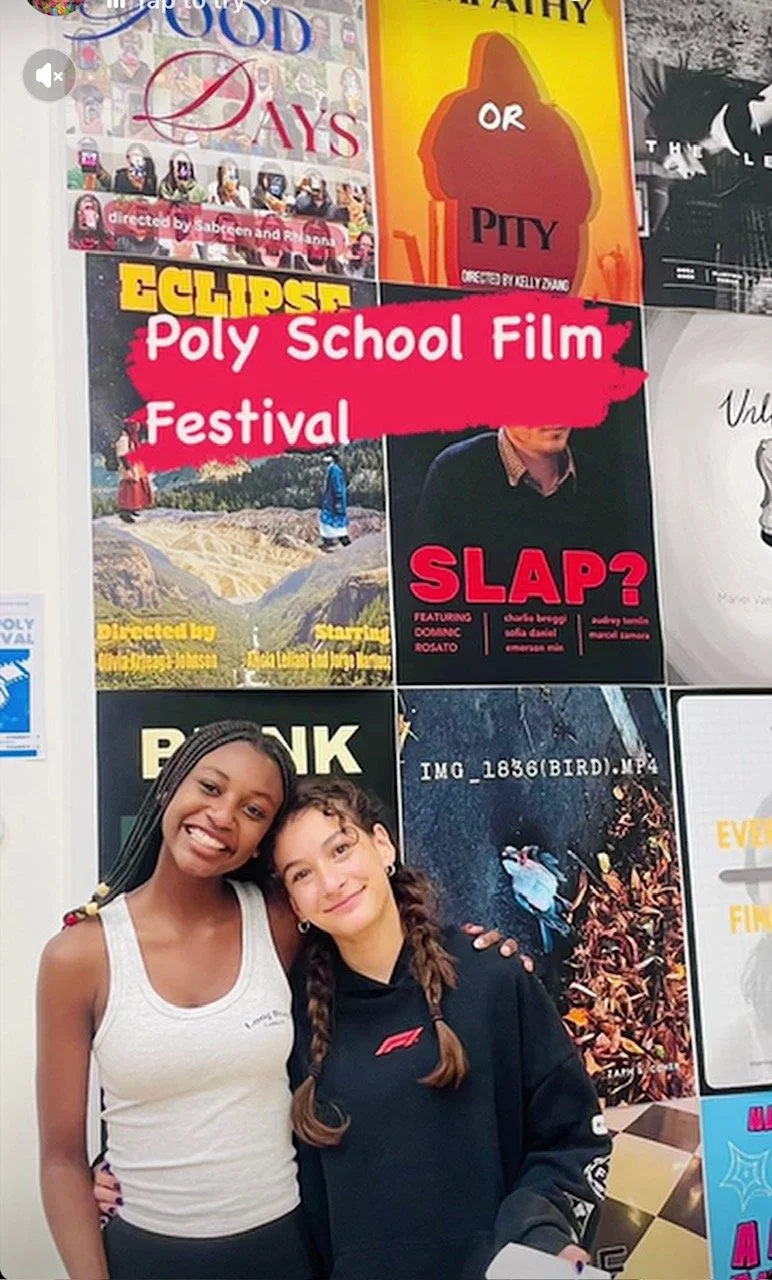 The premier of my film, "Good Days" in the 2024 Film Festival at Polytechnic School. 