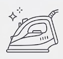 Line drawing of an iron