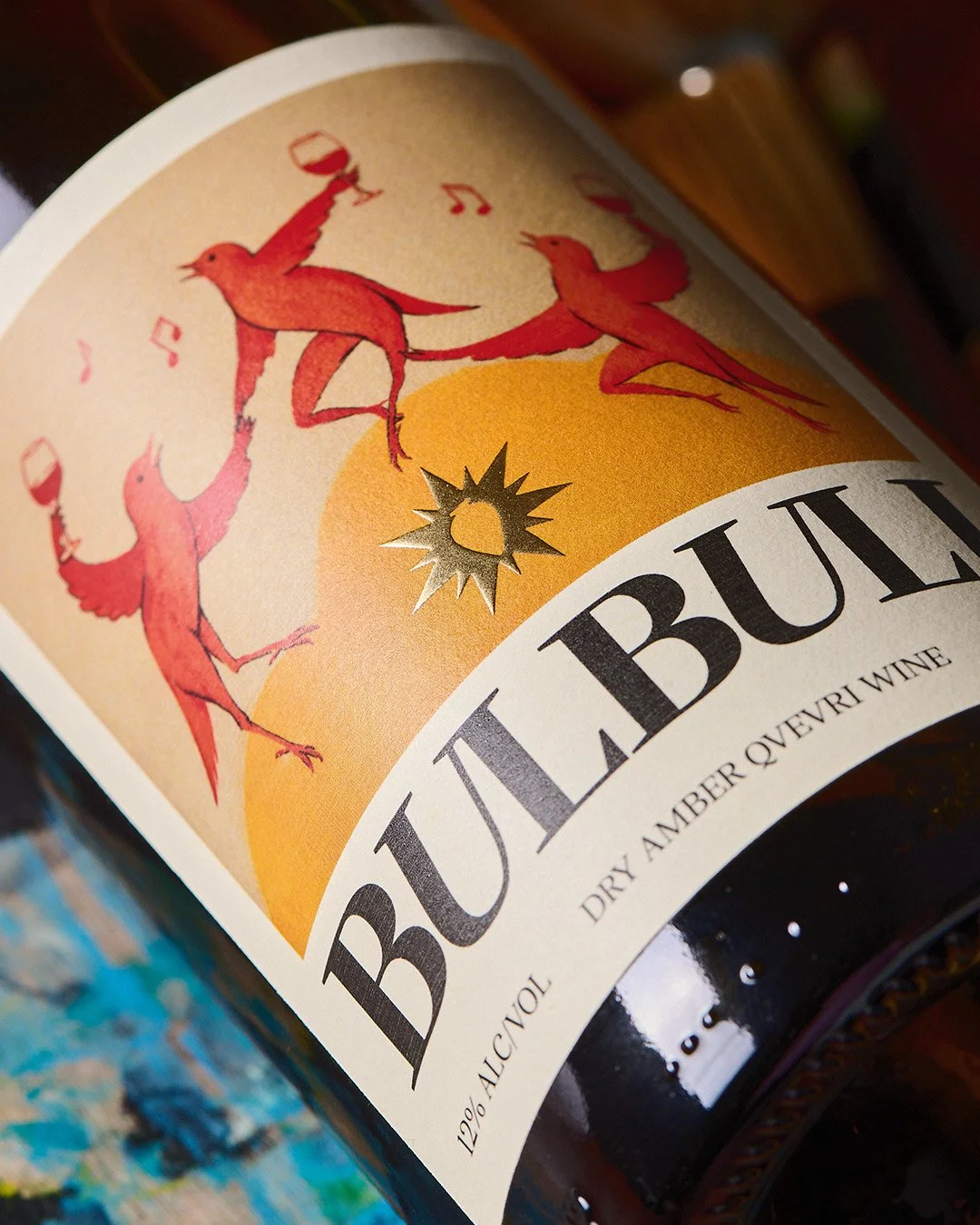 Label Design & Illustration | BULBULI Wine | Collab w Ani Zurabashvili