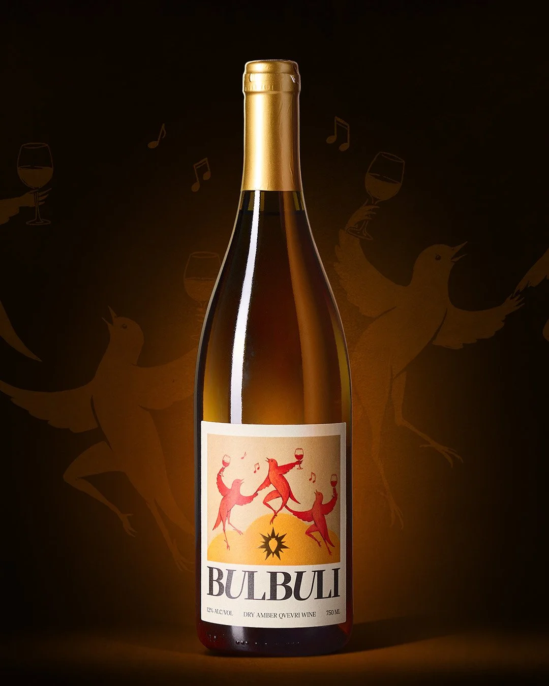 Label Design & Illustration | BULBULI Wine | Collab w Ani Zurabashvili