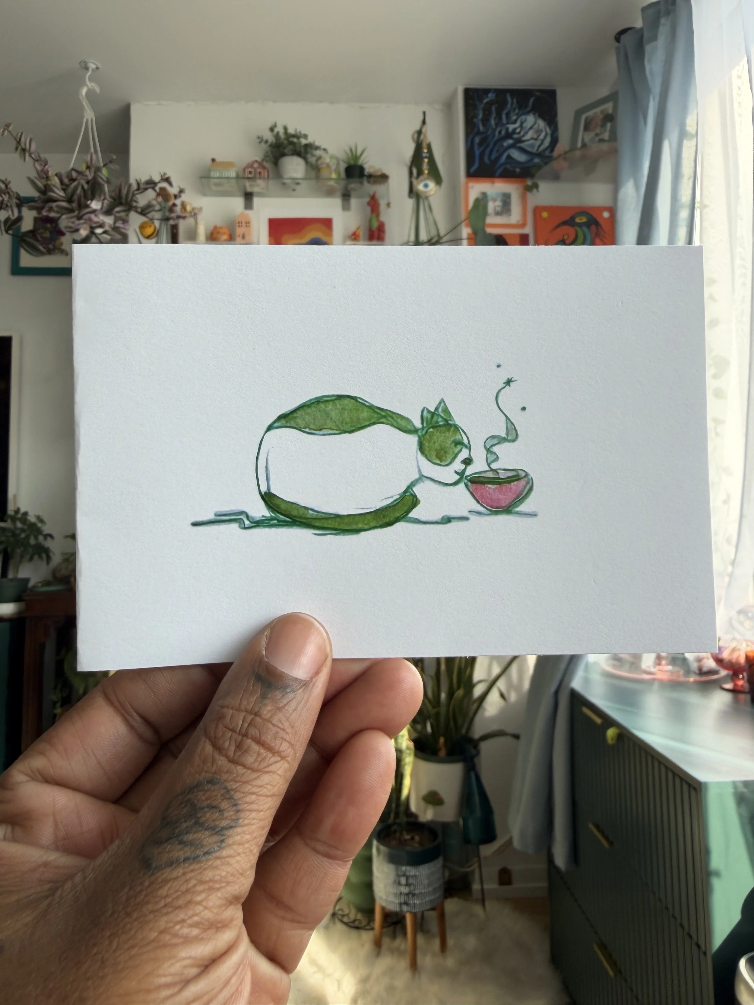 Morning Matcha-Matcha Cats
