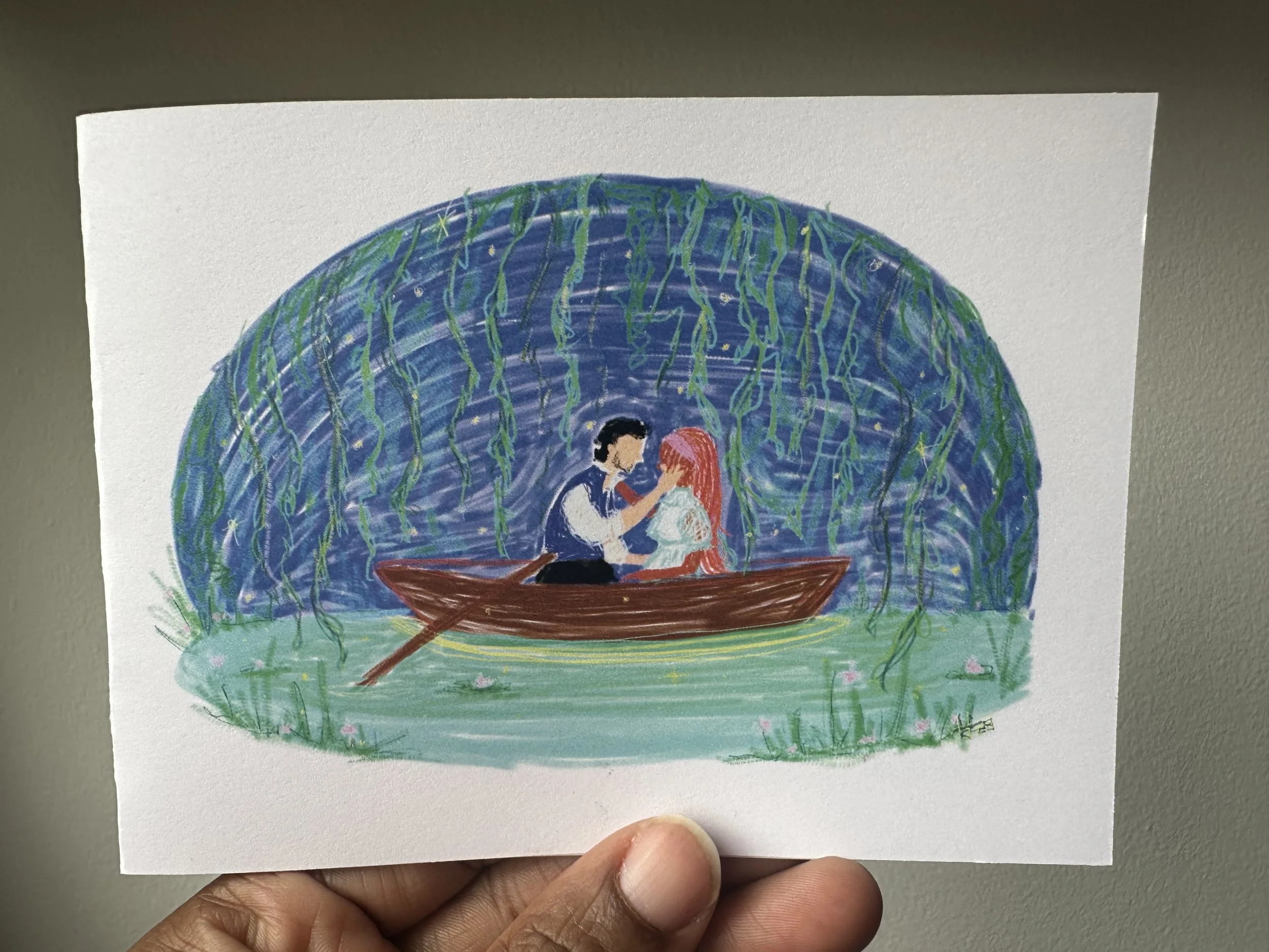 Kiss the Girl. Ariel and Eric card.jpg