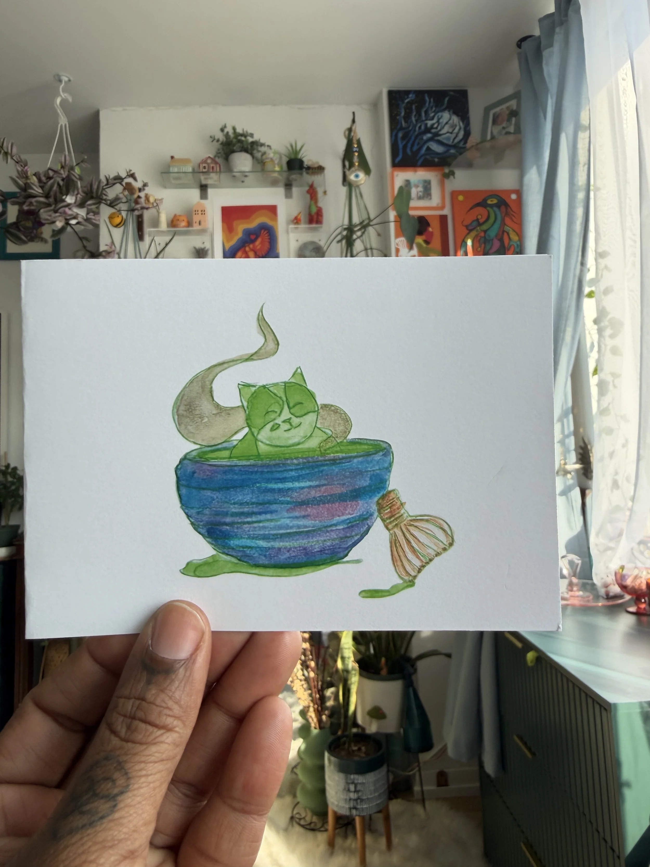 Ahh Matcha-Matcha Cats