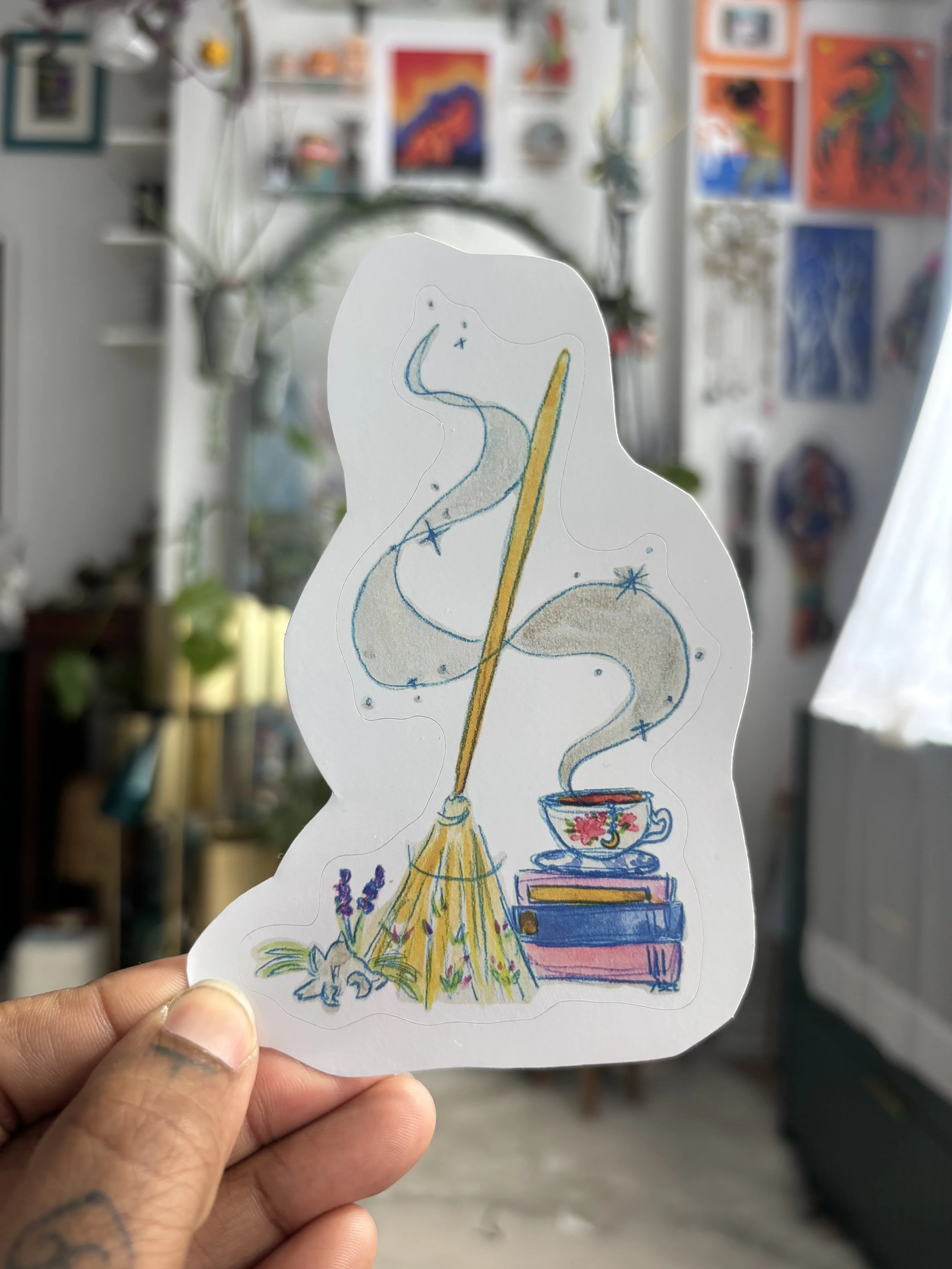 Spring Skull n Tea Magic