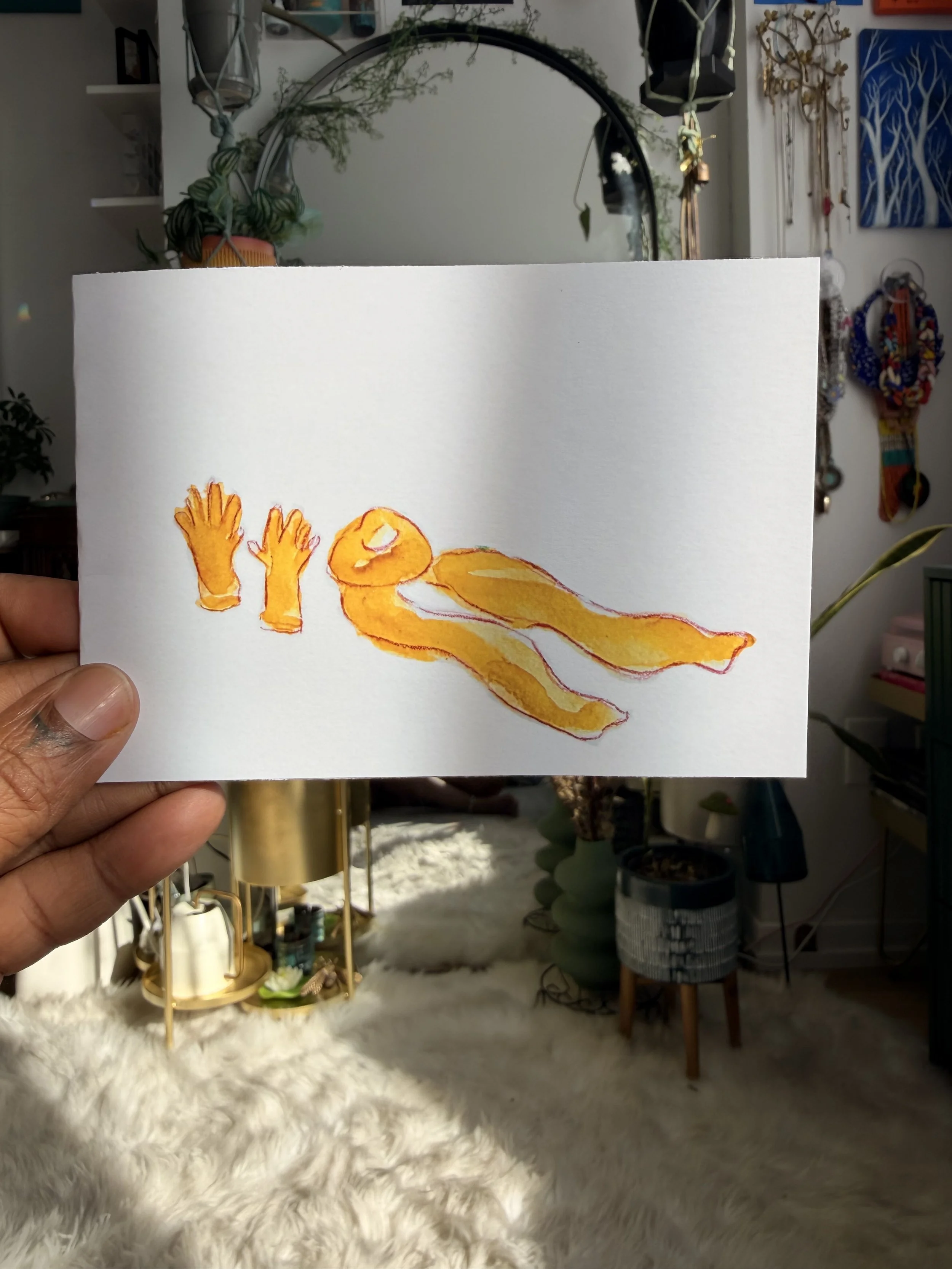 Golden Gloves & Scarf