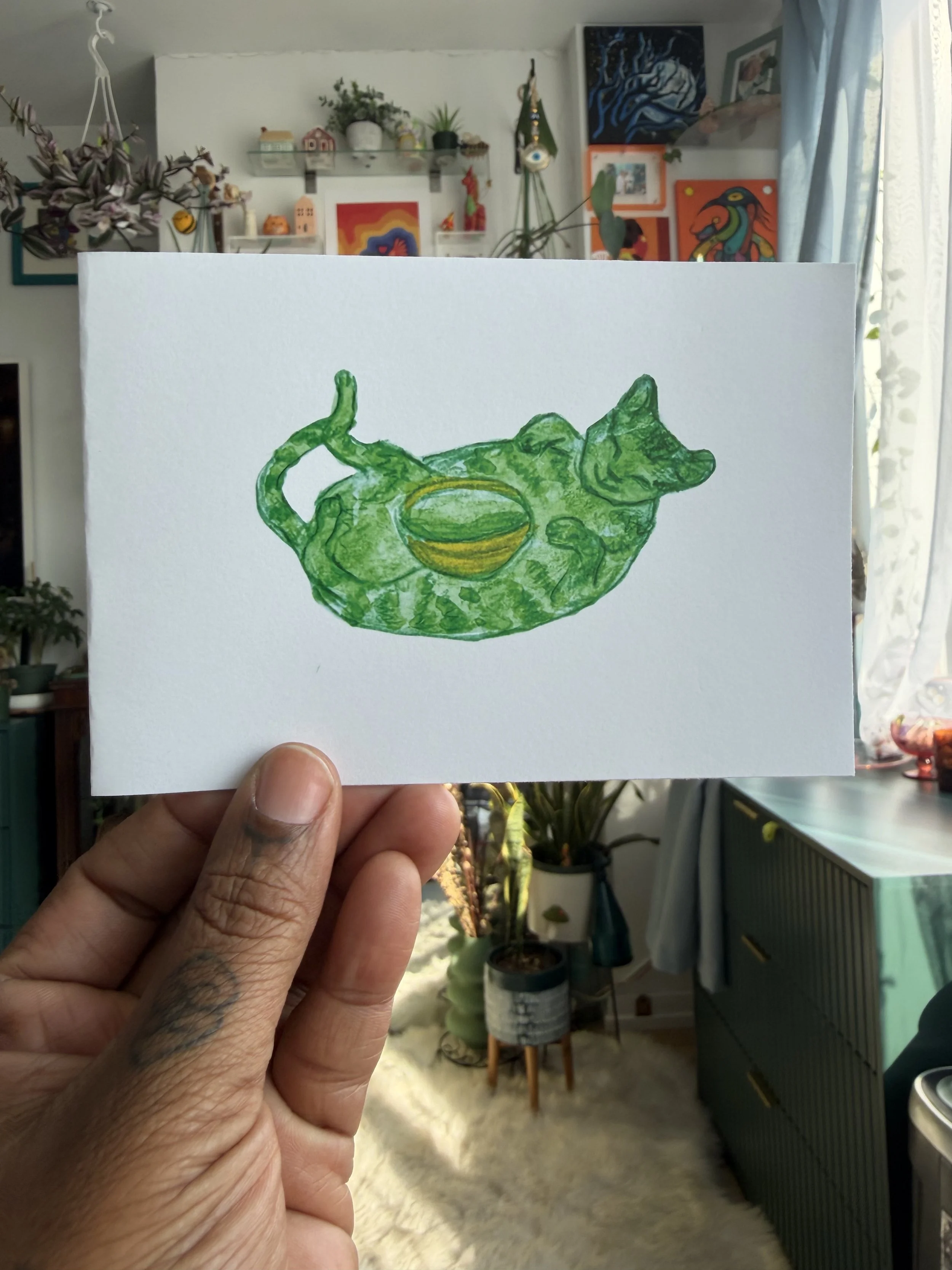 Matcha My Tummy-Matcha Cats