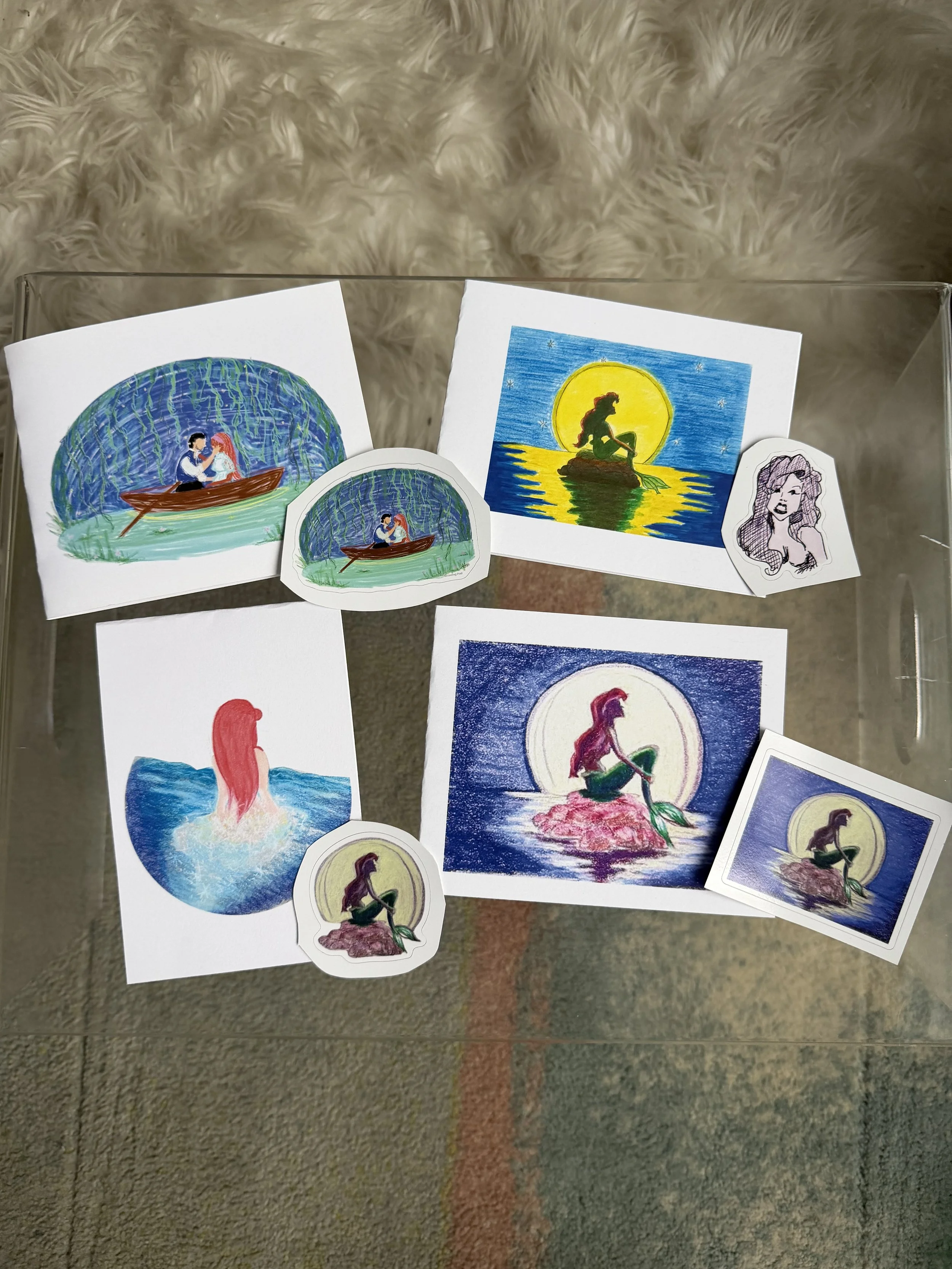 The Little Mermaid Ultimate Card & Sticker Set
