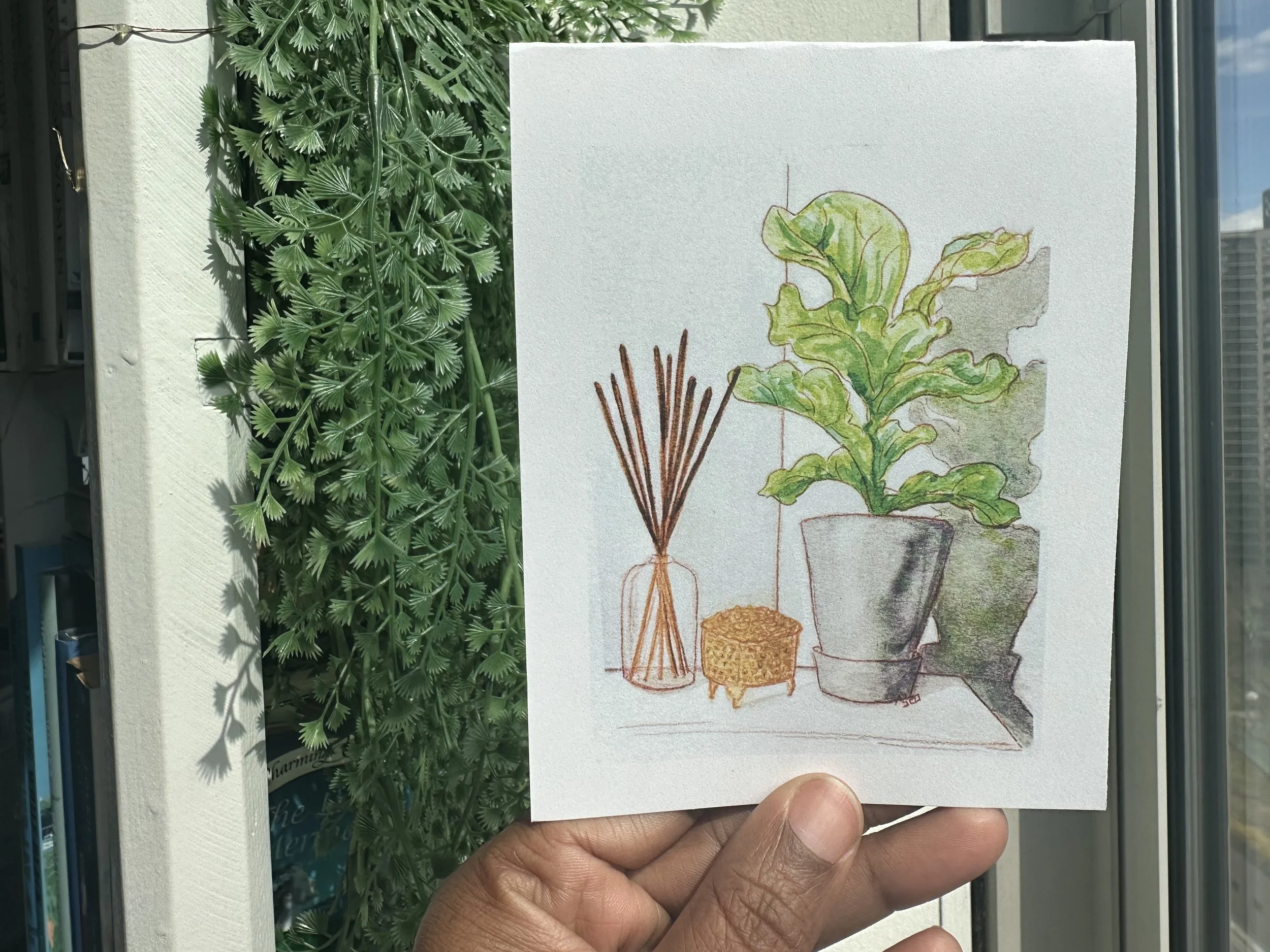 Fiddle Leaf & Incense