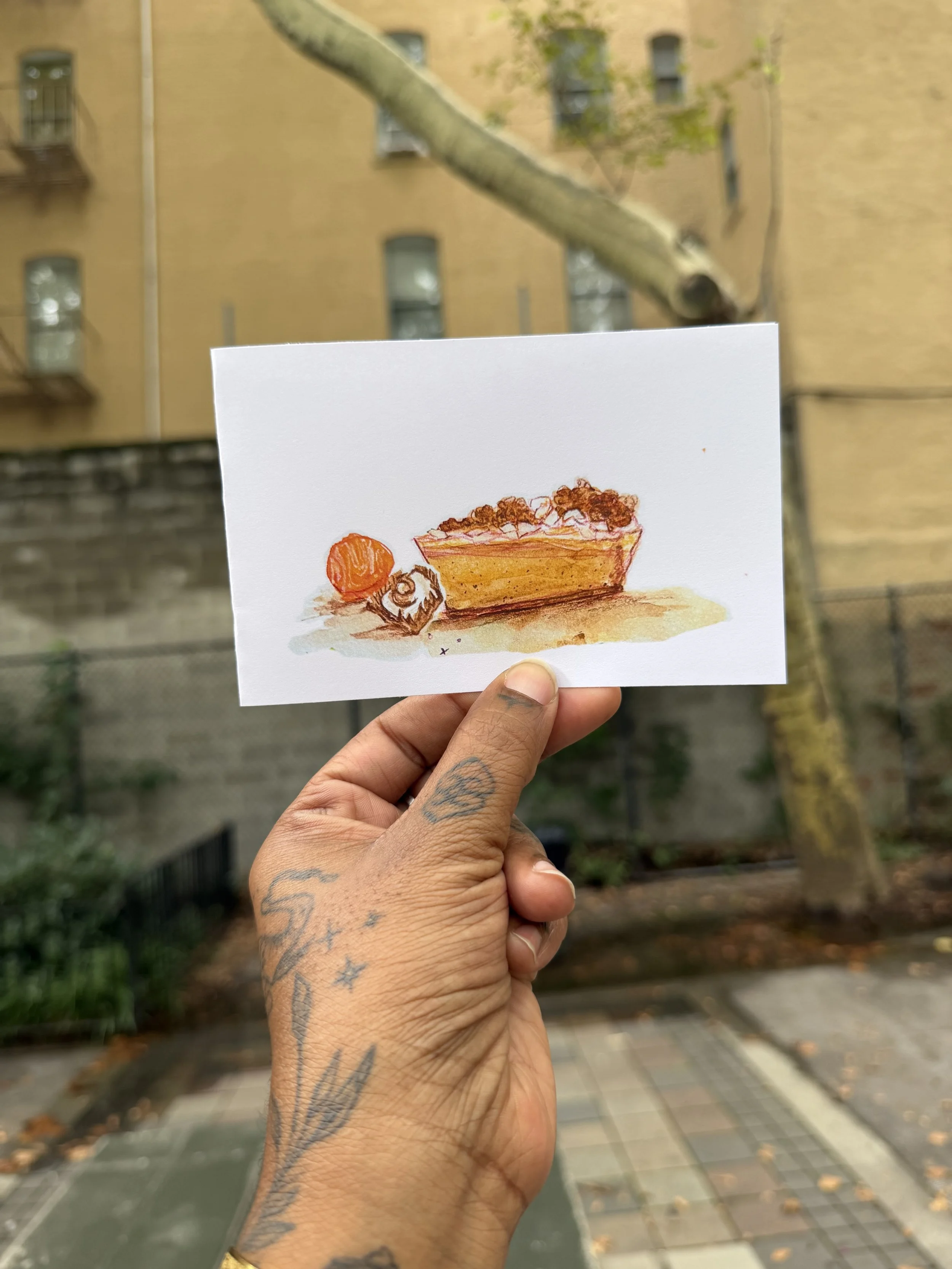 Pumpkin Cheesecake & Chocolates