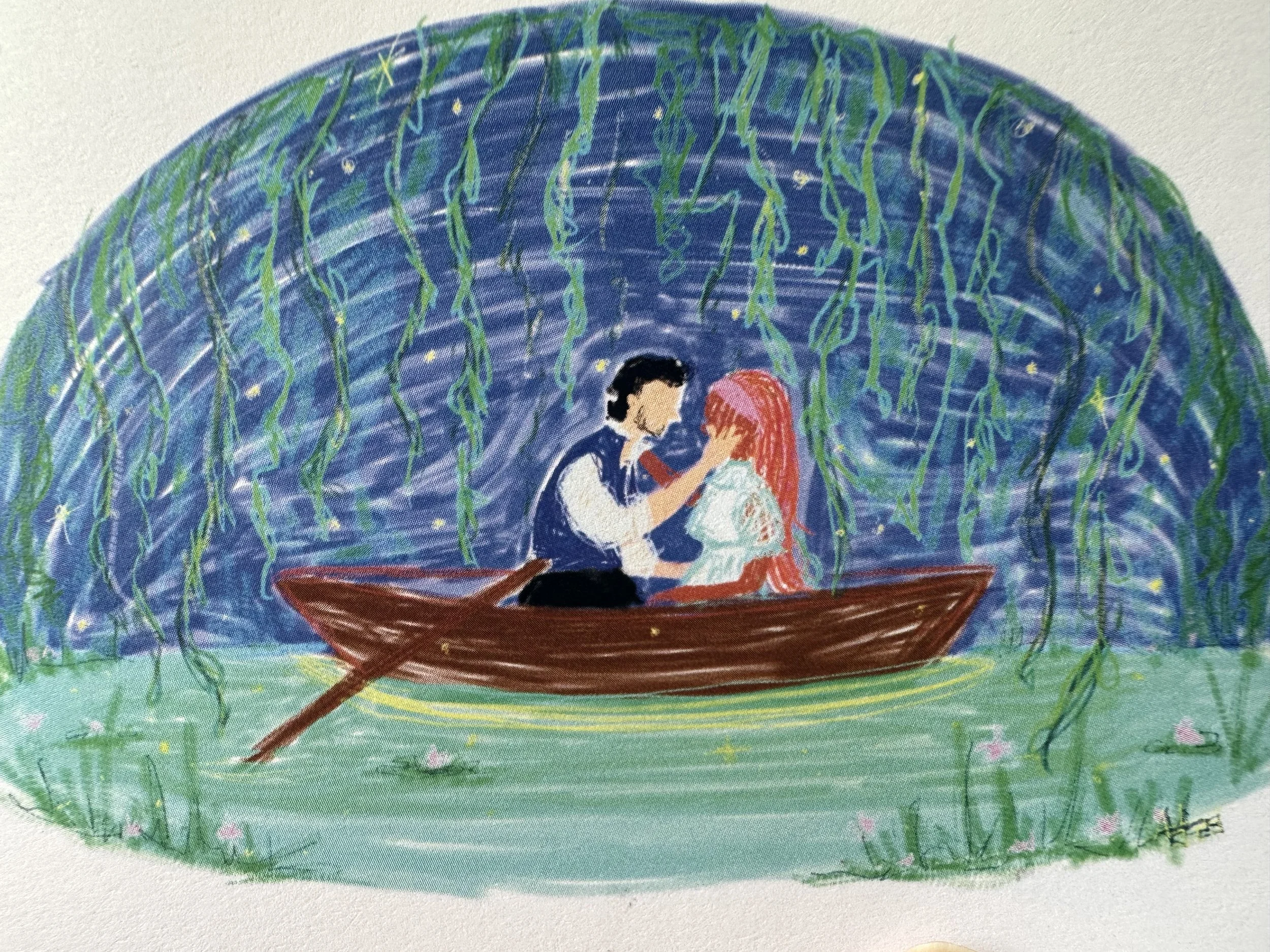 Kiss the Girl. Ariel and Eric card CU.jpg