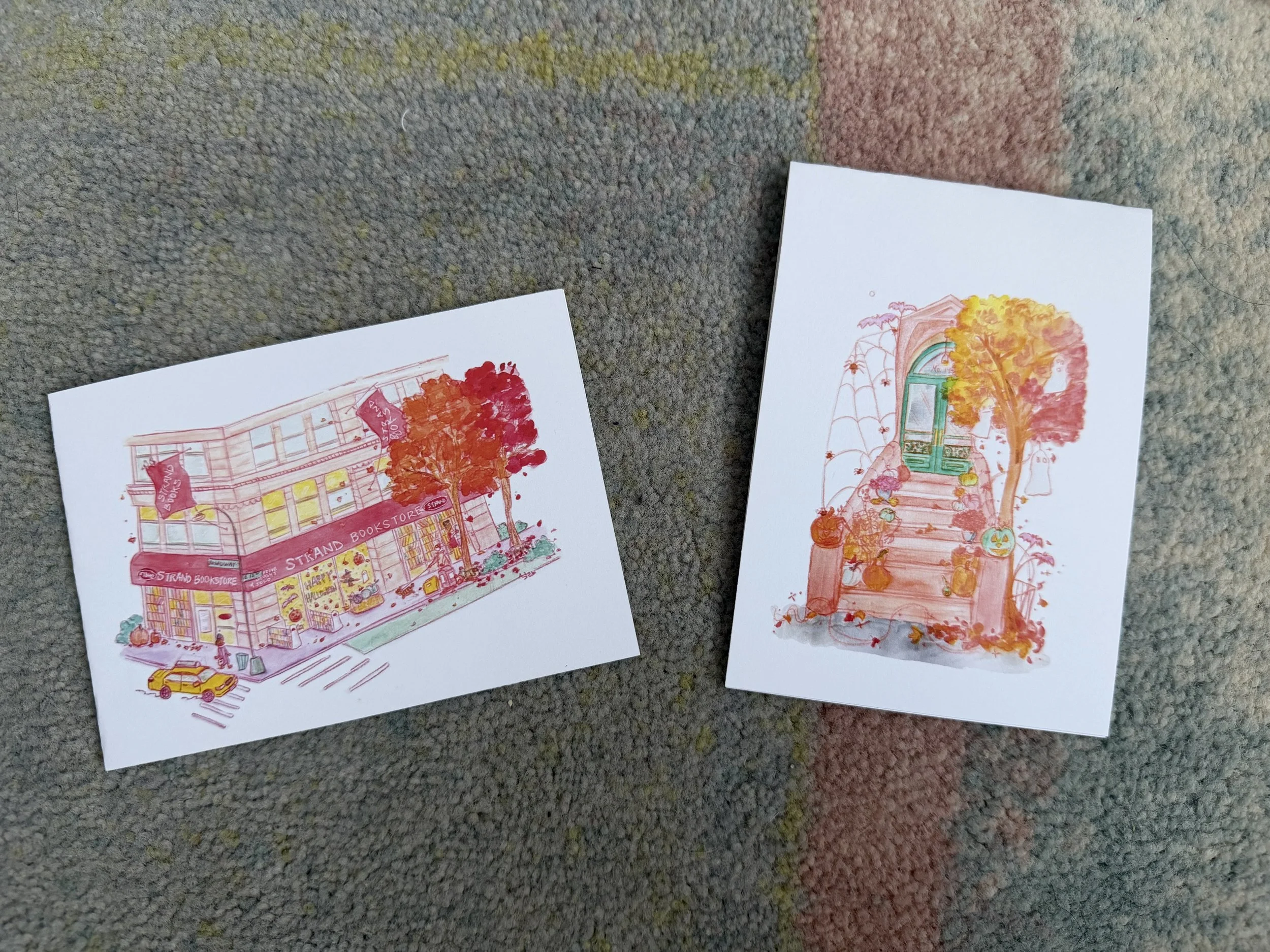 the strand card. halloween stoop.jpg
