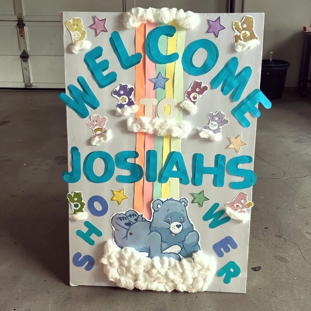 Baby Shower Entrance Sign
