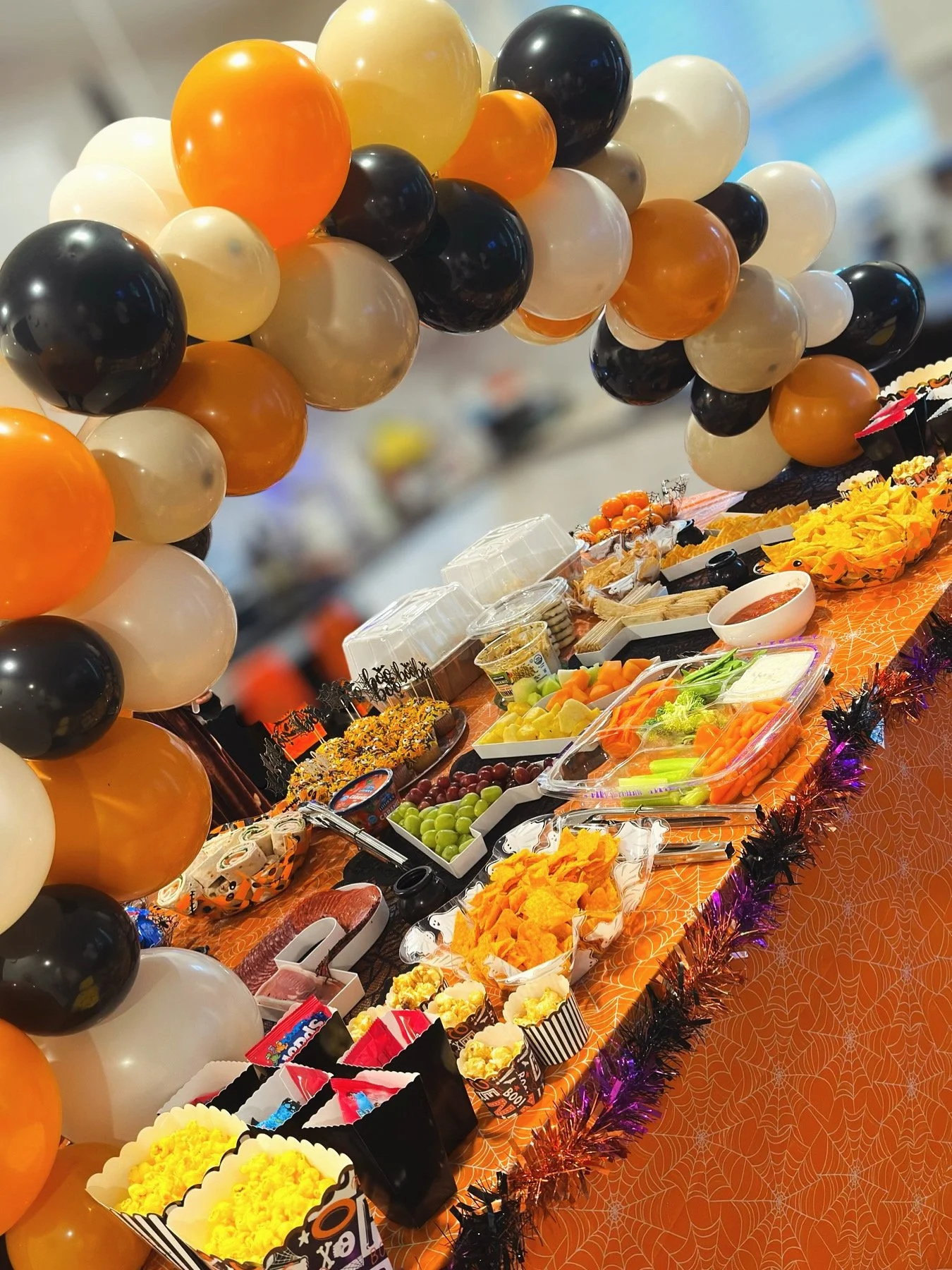 Halloween Table Setup