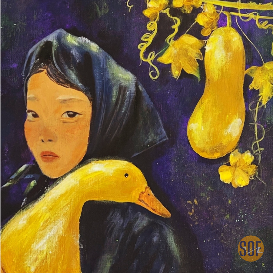 duck-gold-vietnamese-girl-sofie-van-anh-art.png