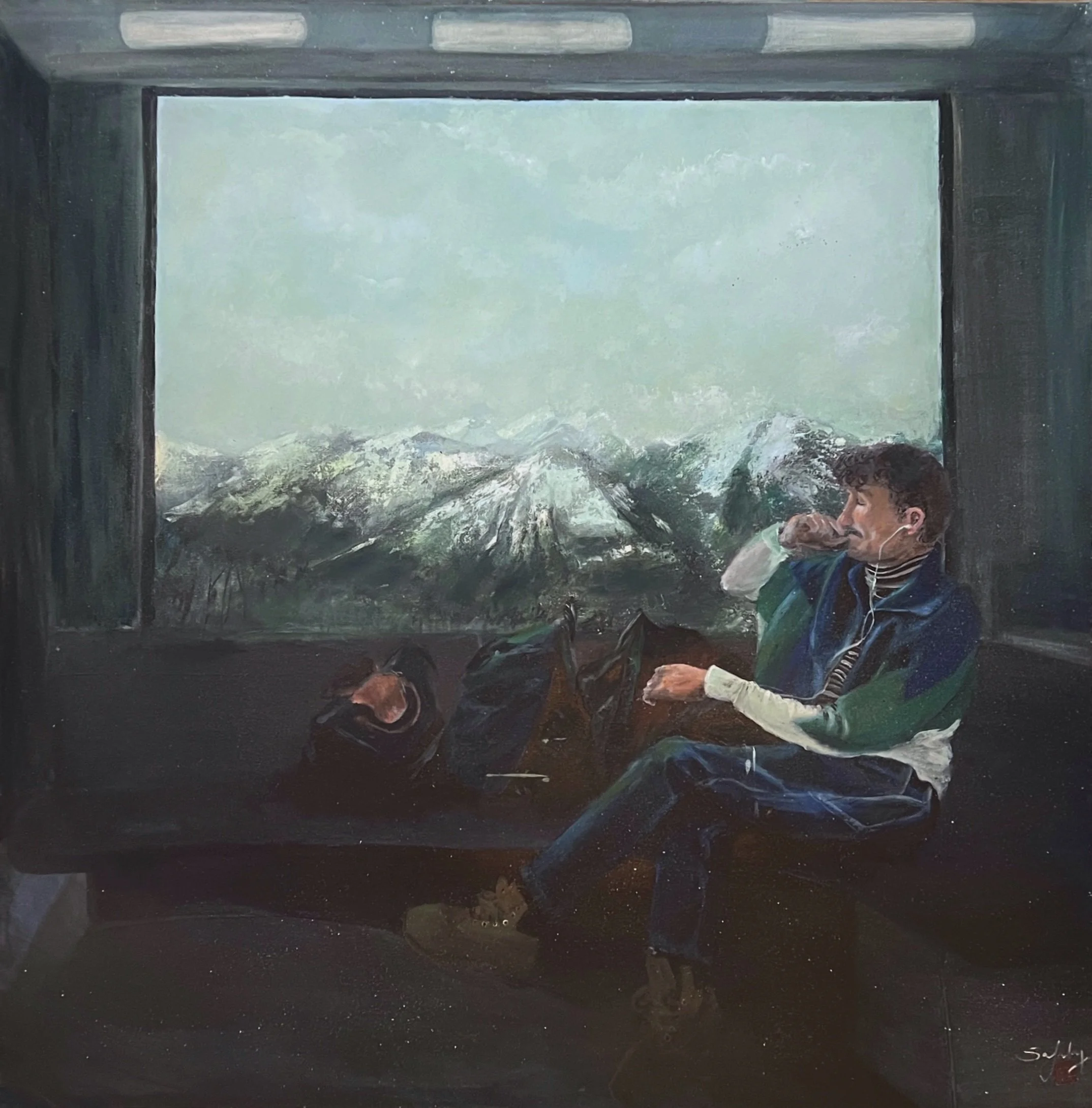 swiss winter • train