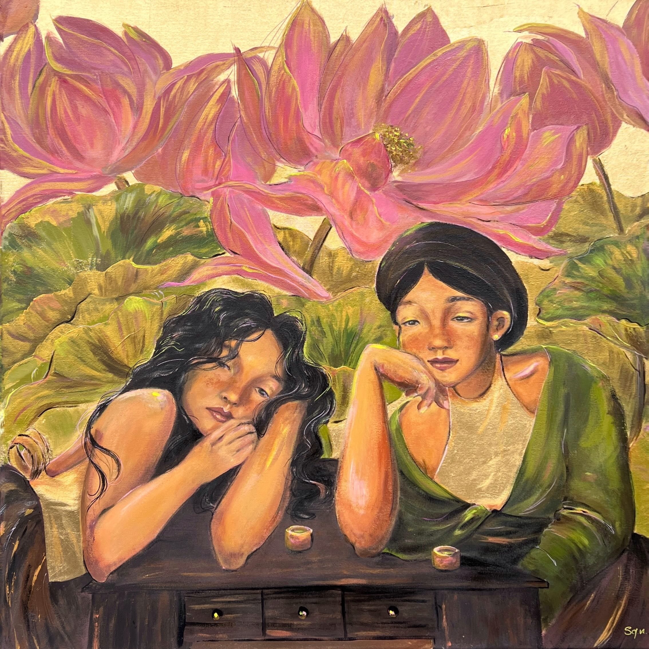 yem-girls-lotus-tea-chating-sofie-van-anh-art.jpeg