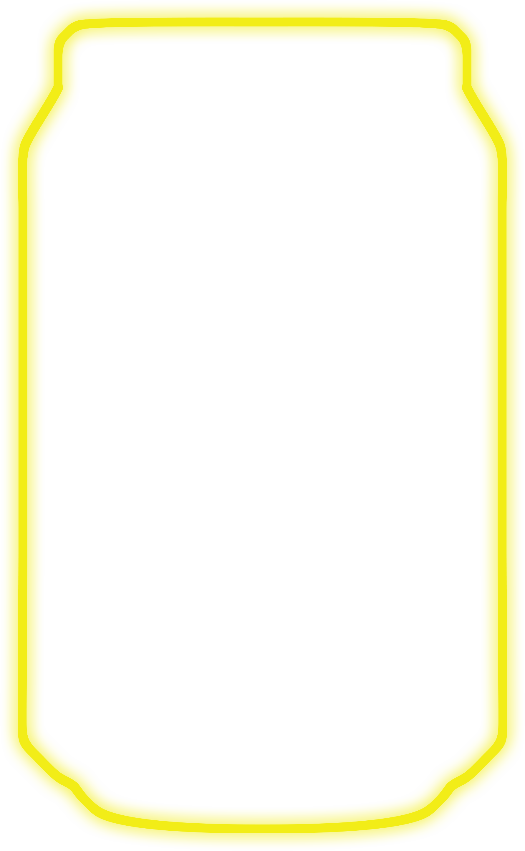 Yellow outline of a beer can