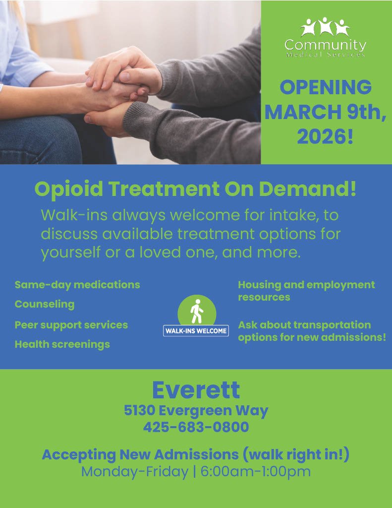 New Everett Opioid Treatment Clinic!