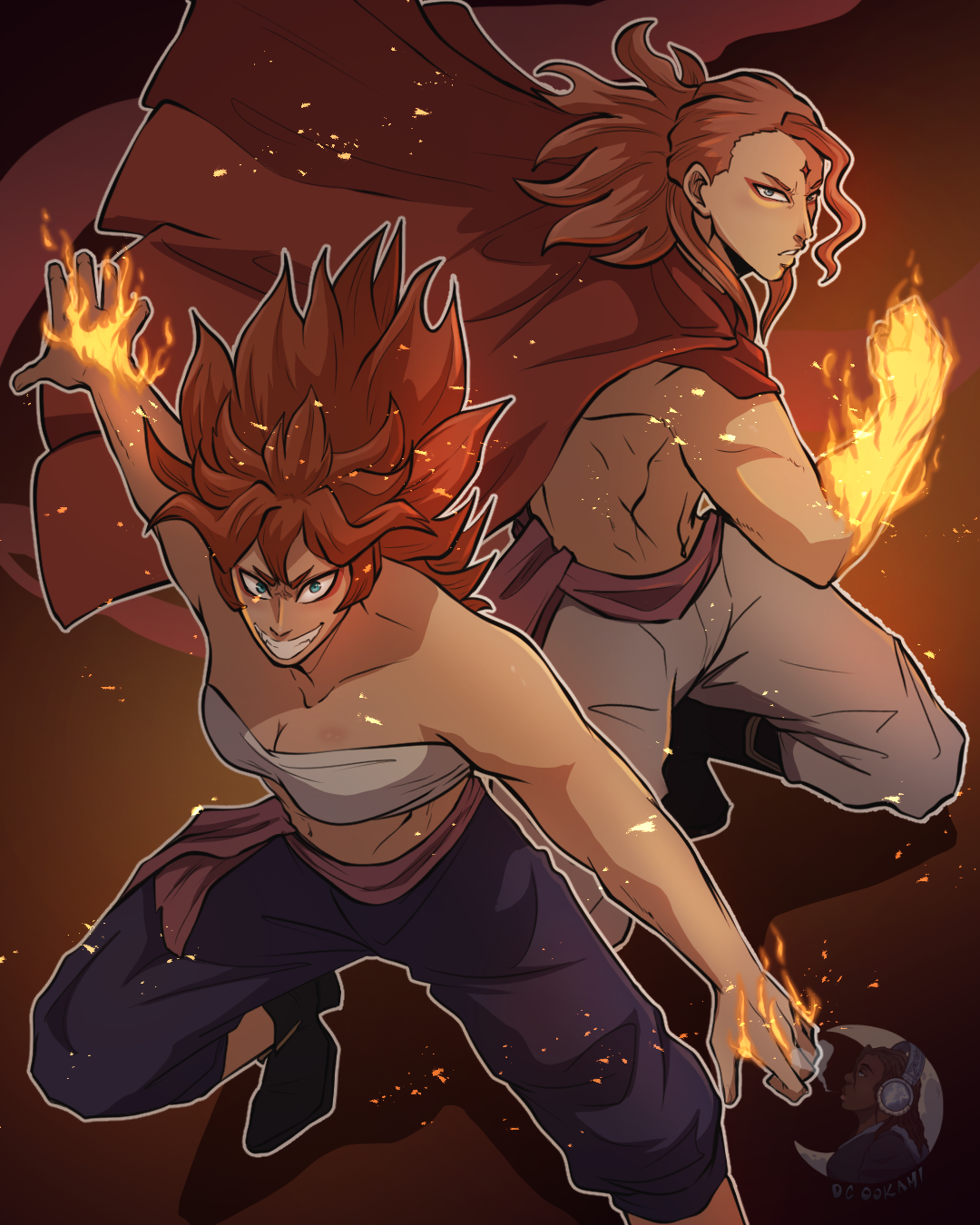 Fuegoleon and Mereoleona