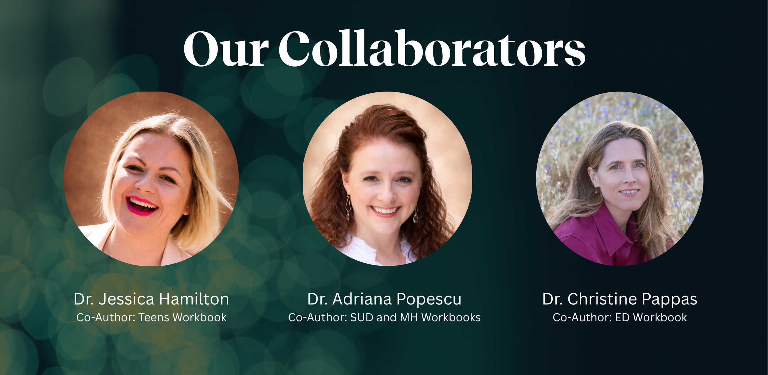 Dr. Jessica Hamilton, Dr. Adriana Popescu, and Dr. Christine Pappas, Conscious Recovery team.